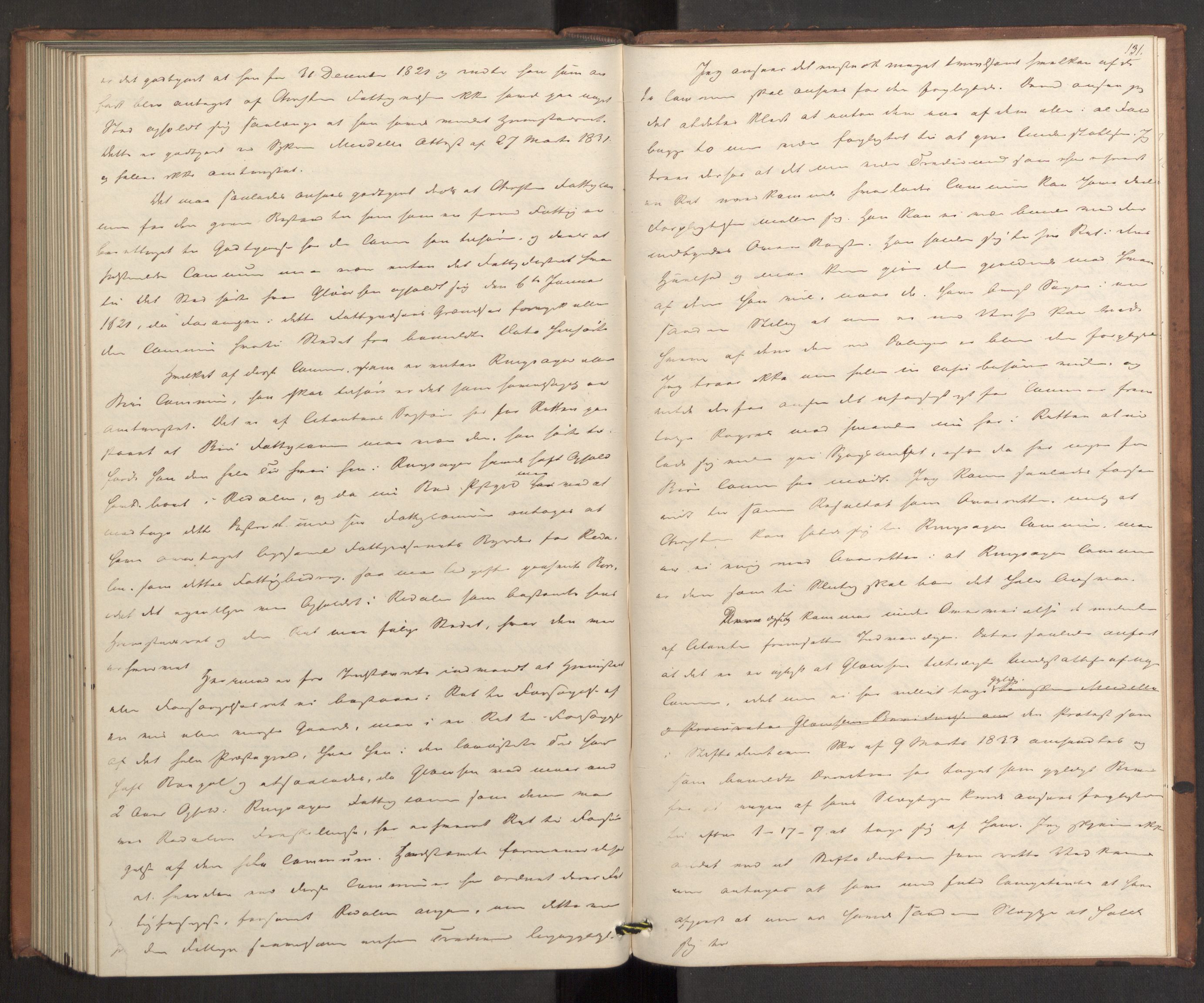 Høyesterett, AV/RA-S-1002/E/Eb/Ebb/L0036/0002: Voteringsprotokoller / Voteringsprotokoll, 1843, p. 130b-131a