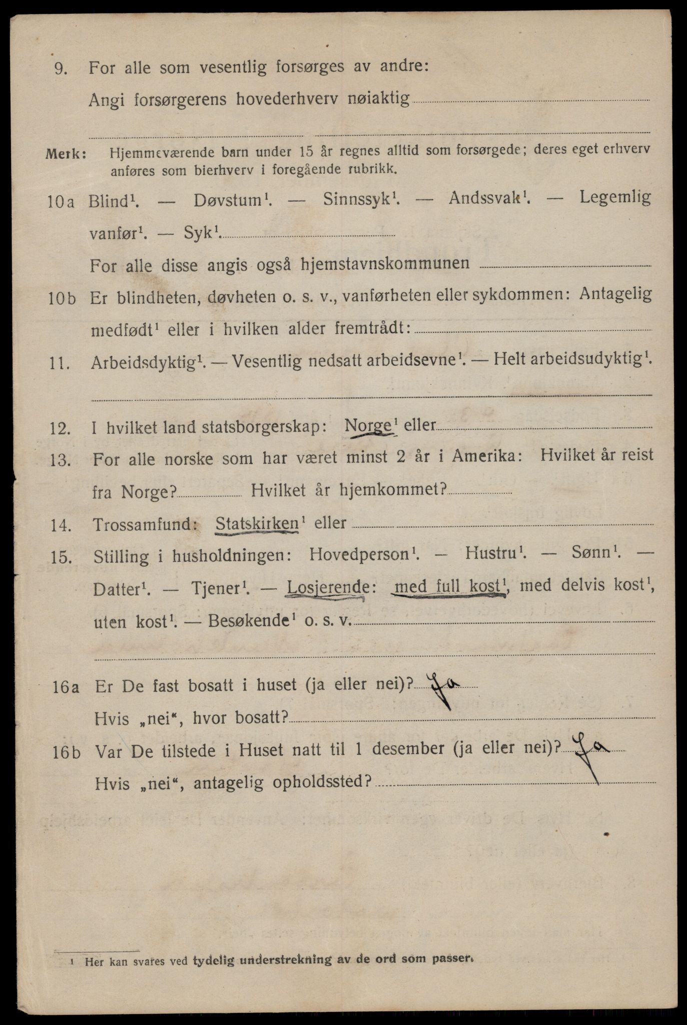 SAT, 1920 census for Trondheim, 1920, p. 56673