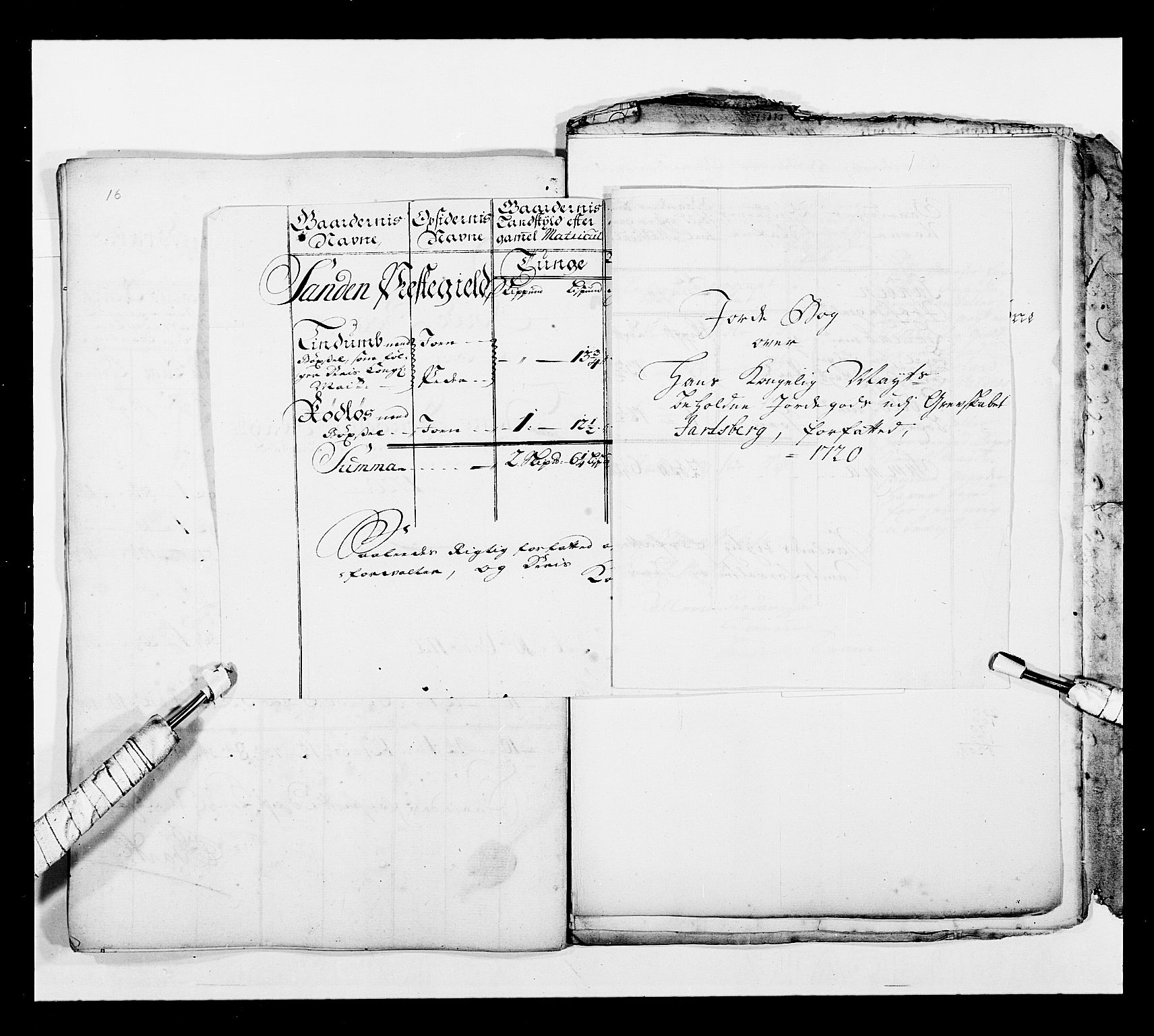 Stattholderembetet 1572-1771, AV/RA-EA-2870/Ek/L0038/0001: Jordebøker o.a. 1720-1728 vedkommende krongodset: / Krongods i Akershus bispedømme og Kristiansand bispedømme, 1720-1722, p. 125