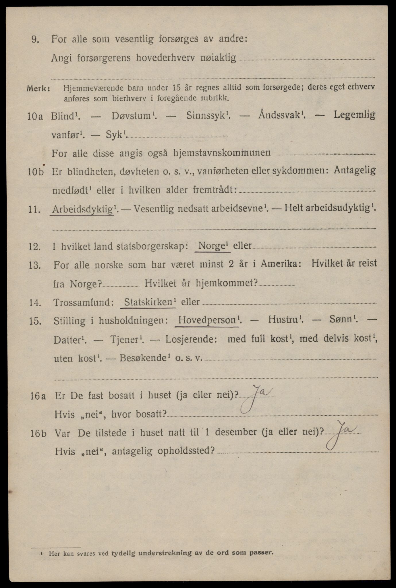 SAST, 1920 census for Haugesund, 1920, p. 12520