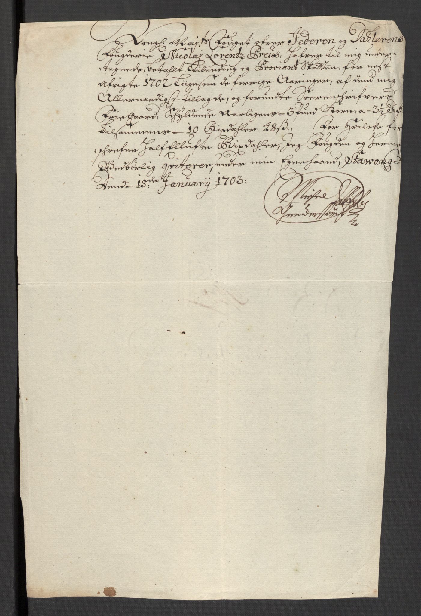 Rentekammeret inntil 1814, Reviderte regnskaper, Fogderegnskap, AV/RA-EA-4092/R46/L2731: Fogderegnskap Jæren og Dalane, 1700-1702, p. 376