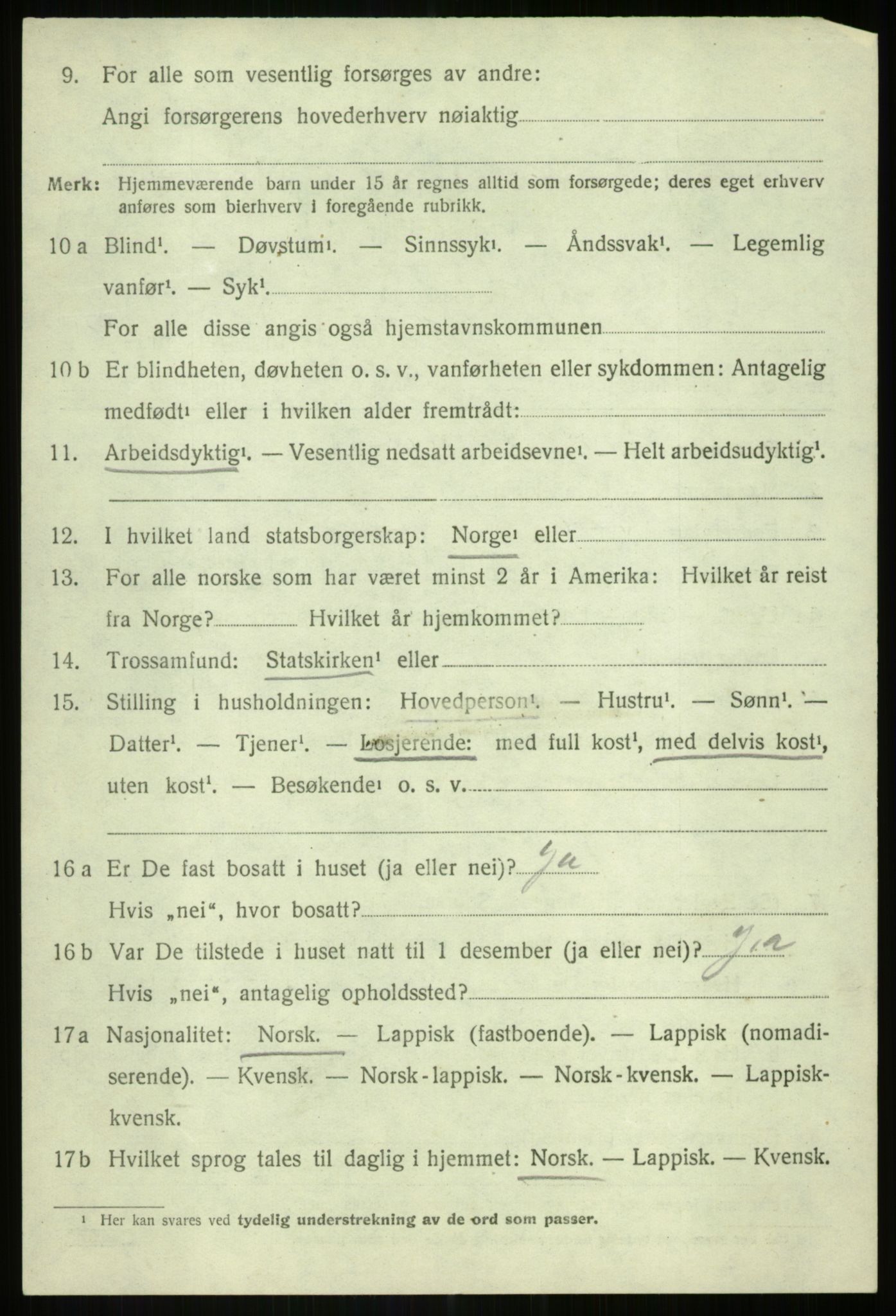 SATØ, 1920 census for Lenvik, 1920, p. 12775