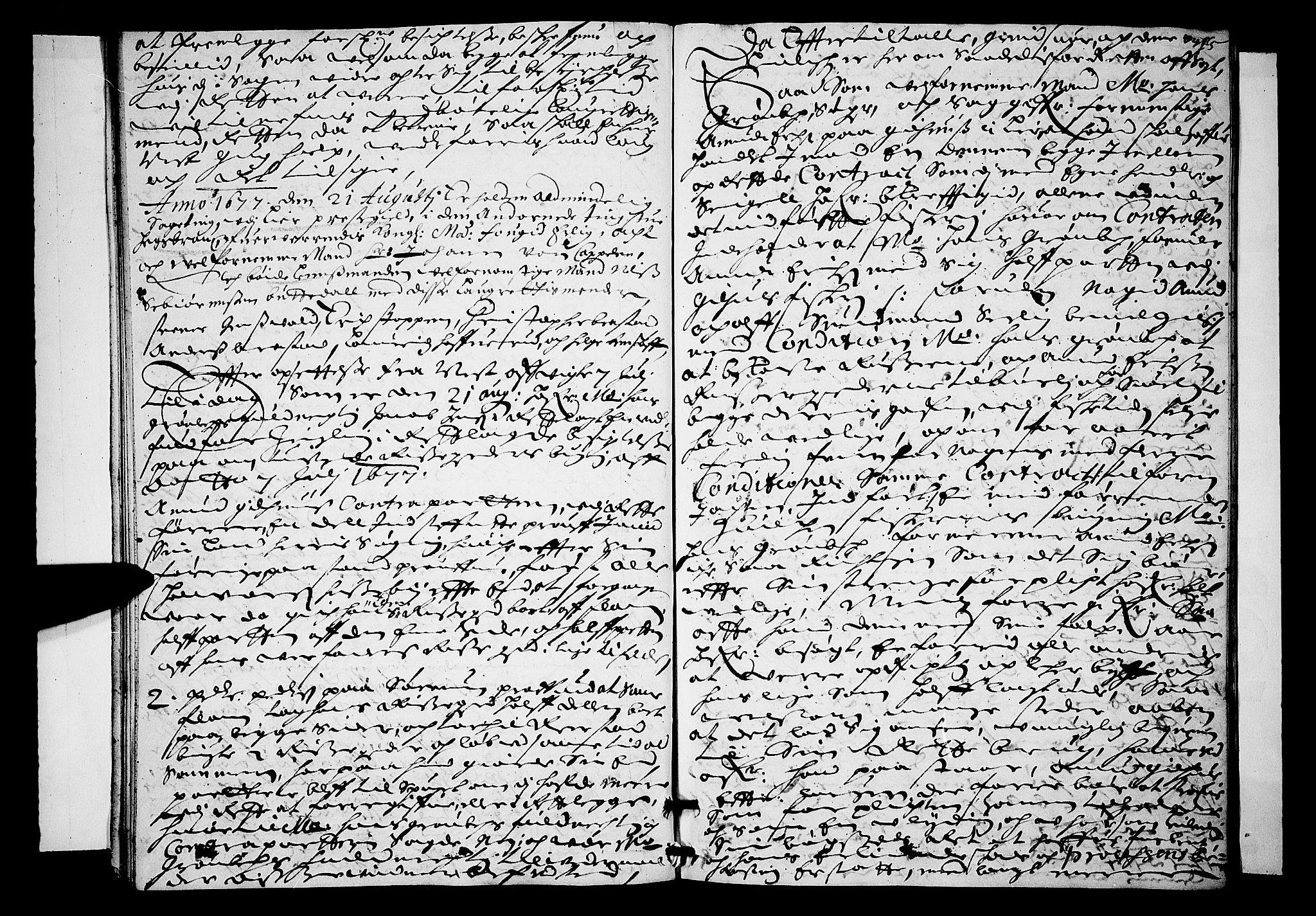 Lier, Røyken og Hurum sorenskriveri, AV/SAKO-A-89/F/Fa/L0018: Tingbok, 1677, p. 15