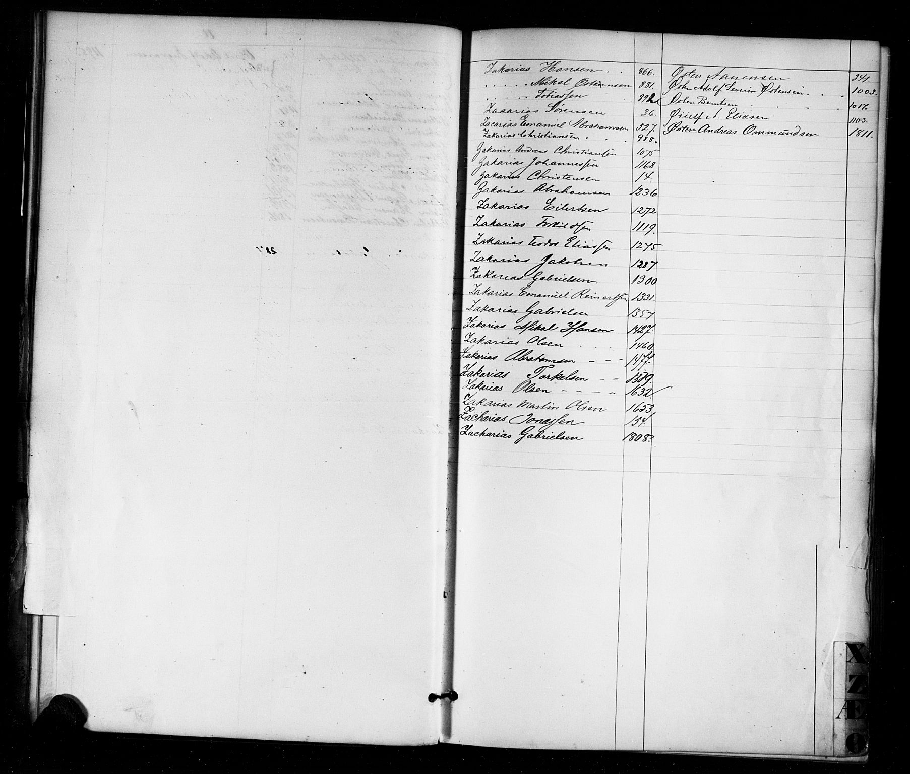 Farsund mønstringskrets, SAK/2031-0017/F/Fa/L0001: Annotasjonsrulle nr 1-1920 med register, M-1, 1869-1877, p. 23