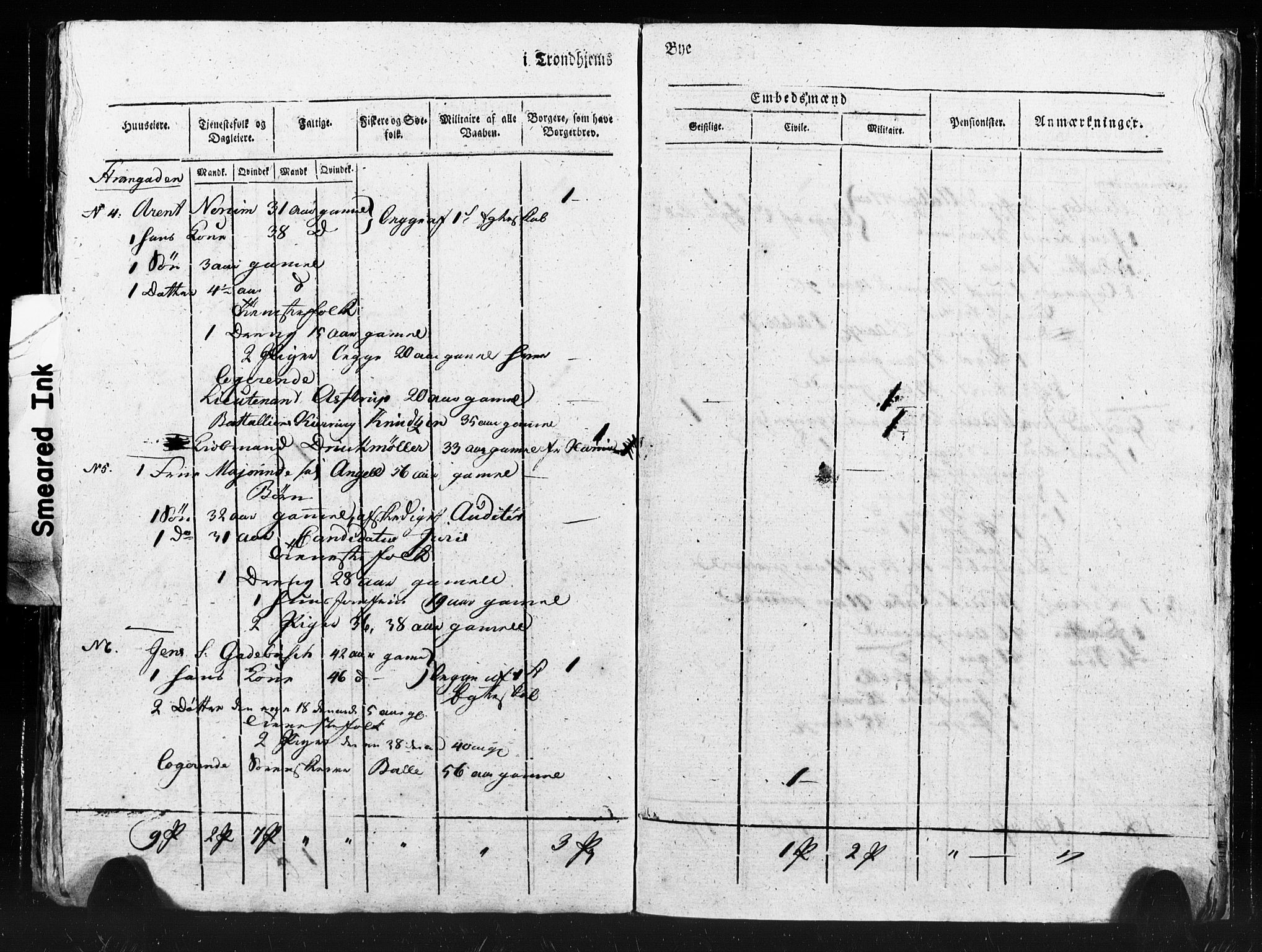 SAT, Census 1815 for Trondheim (transcript), 1815, p. 161