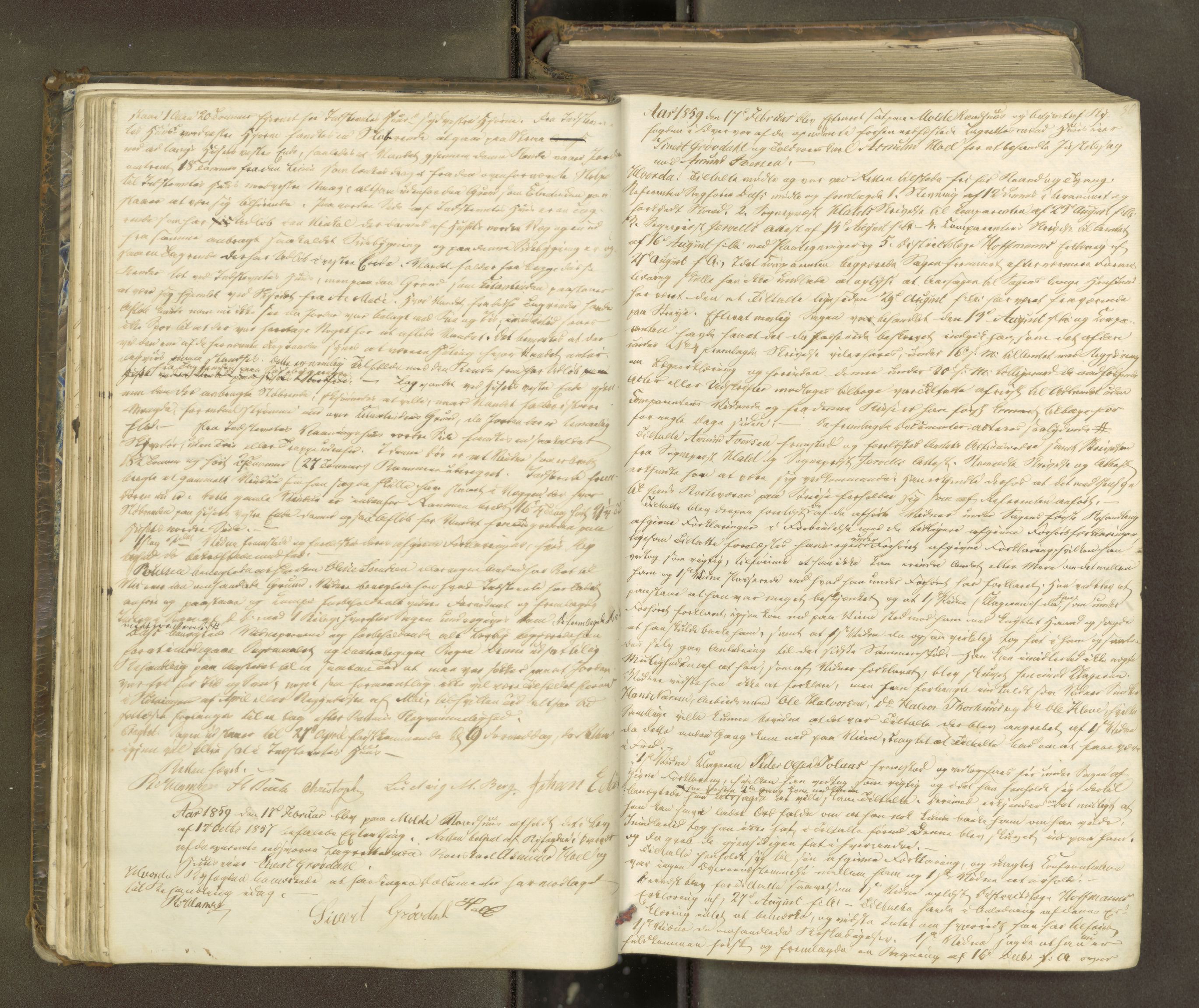 Molde byfogd, AV/SAT-A-0025/1/1A/L0009: Justisprotokoll, 1858-1863, p. 29b-30a