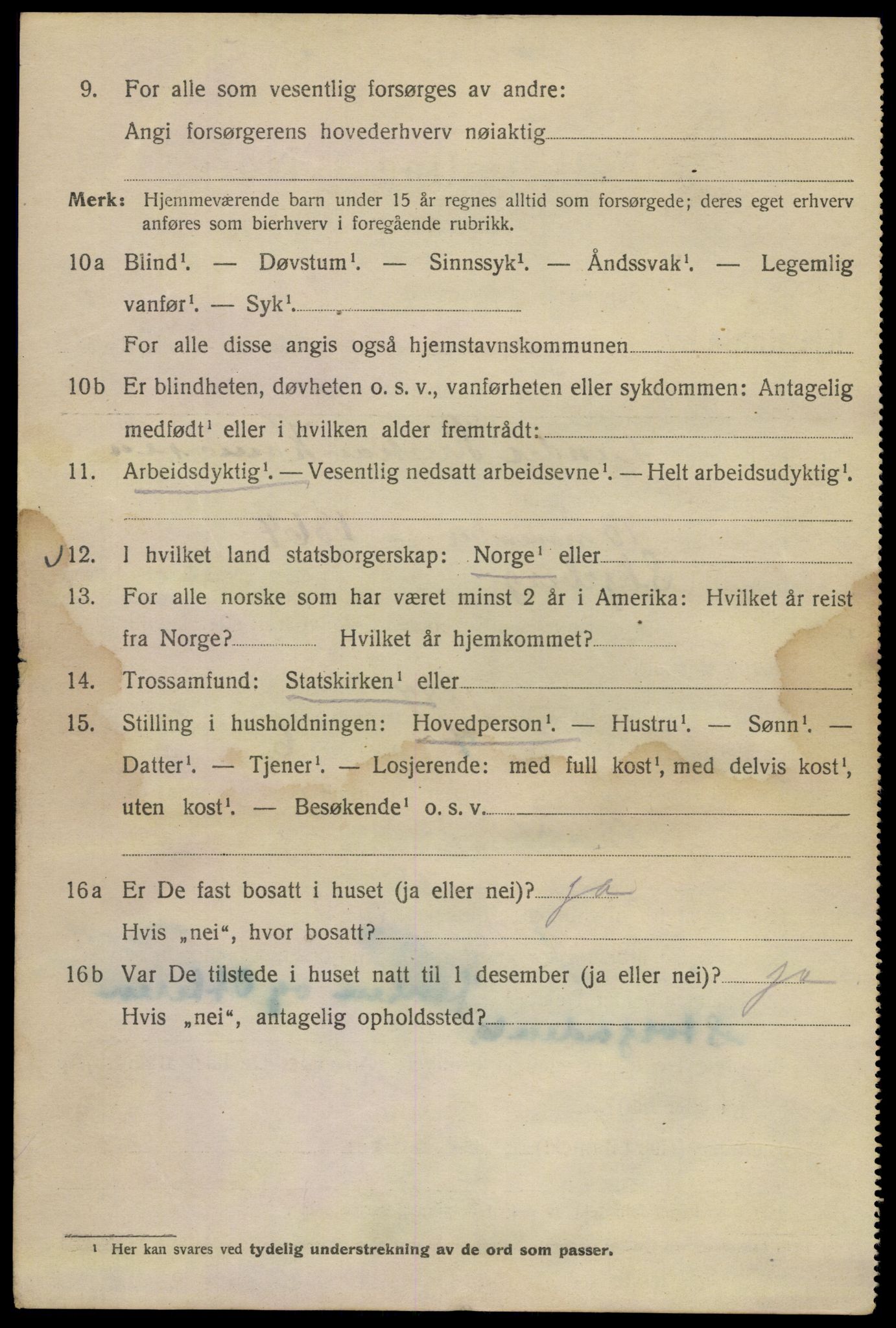 SAO, 1920 census for Kristiania, 1920, p. 217468