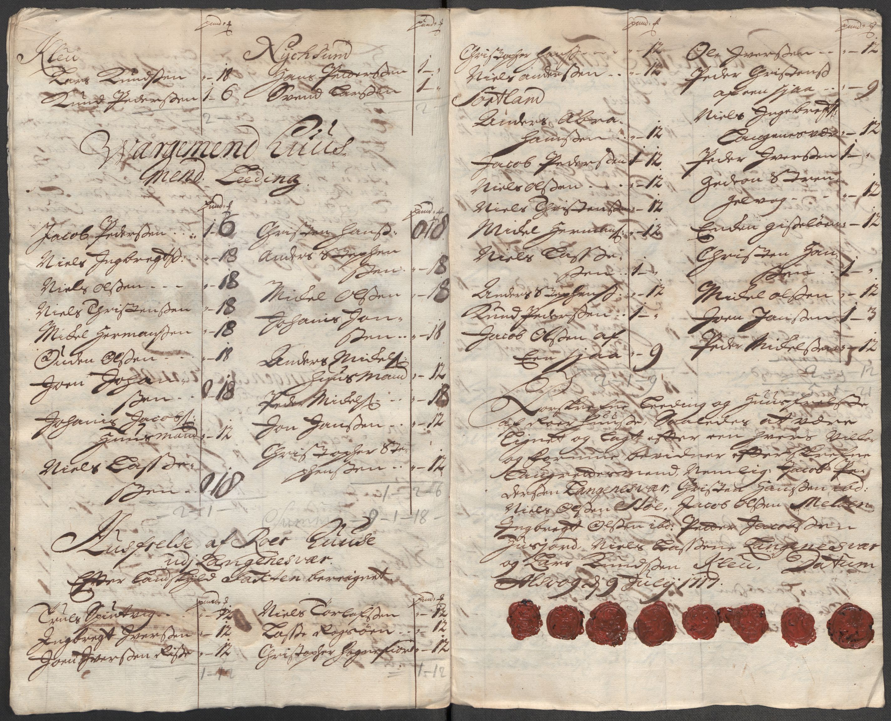 Rentekammeret inntil 1814, Reviderte regnskaper, Fogderegnskap, AV/RA-EA-4092/R67/L4683: Fogderegnskap Vesterålen, Andenes og Lofoten, 1717, p. 153