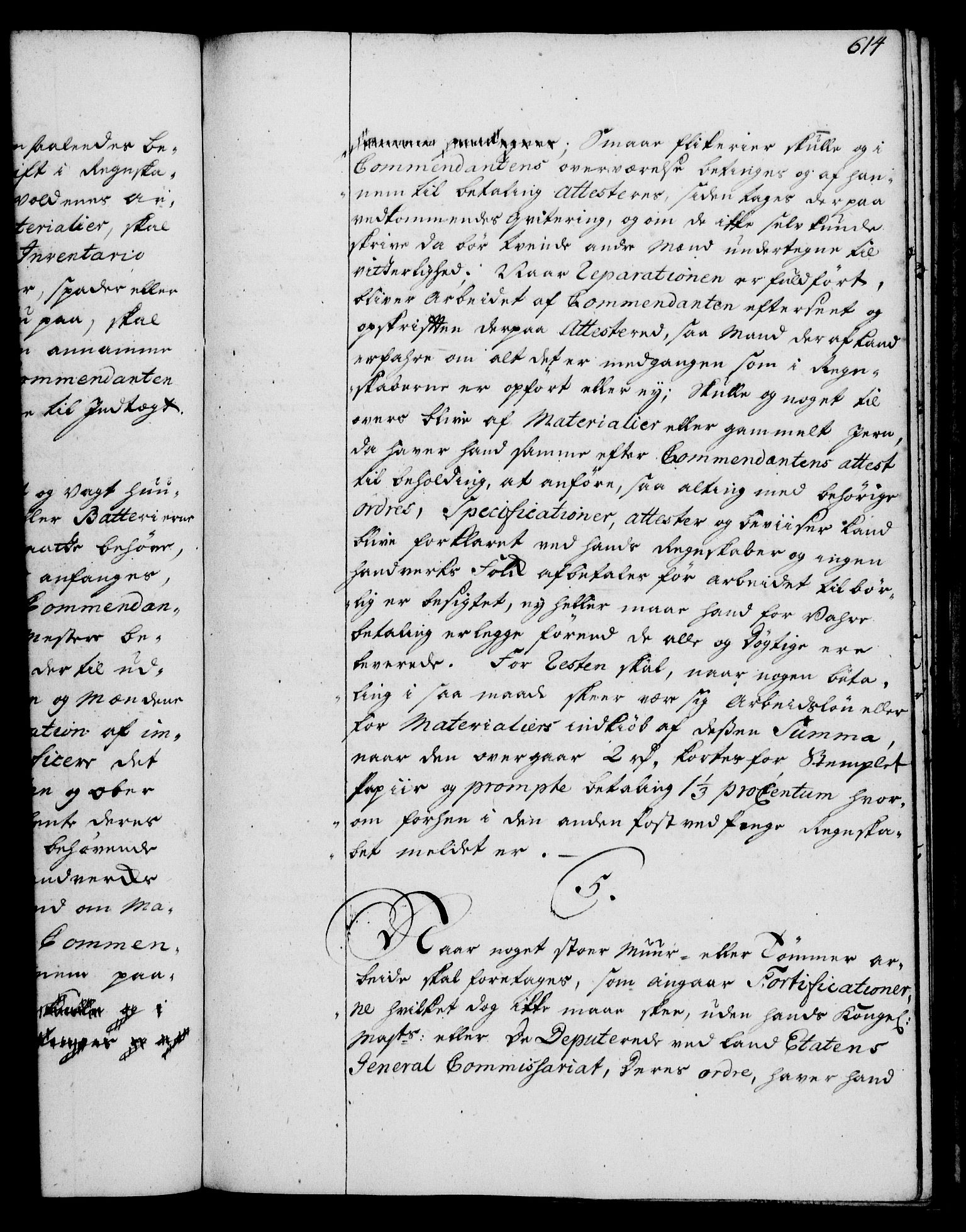 Rentekammeret, Kammerkanselliet, RA/EA-3111/G/Gg/Ggi/L0002: Norsk instruksjonsprotokoll med register (merket RK 53.35), 1729-1751, p. 614