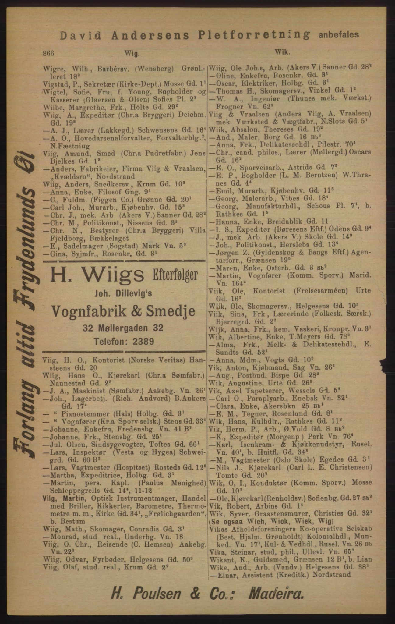 Kristiania/Oslo adressebok, PUBL/-, 1905, p. 866