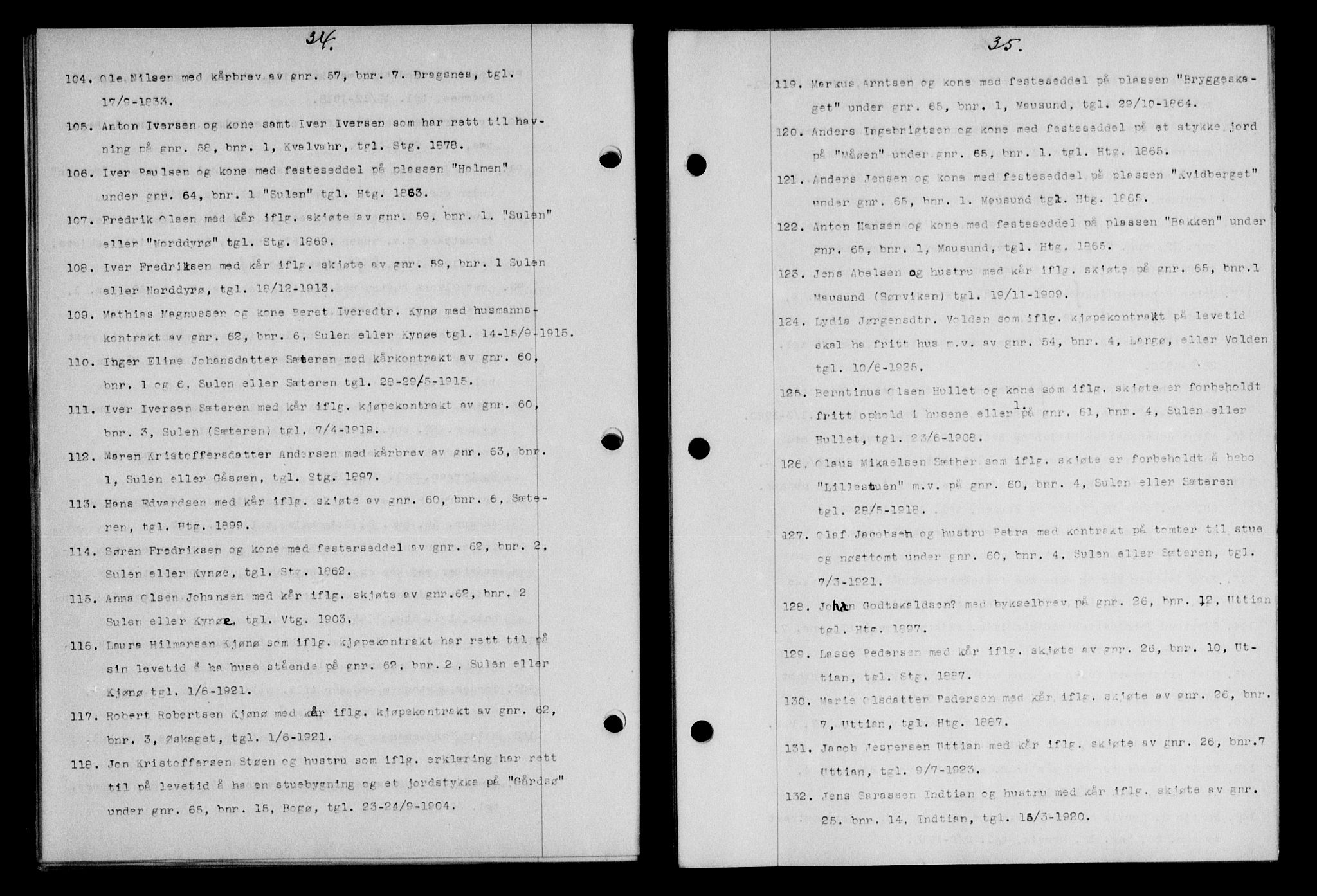 Hitra sorenskriveri, AV/SAT-A-0018/2/2C/2Ca/L0013: Mortgage book no. 13, 1929-1929, p. 34-35