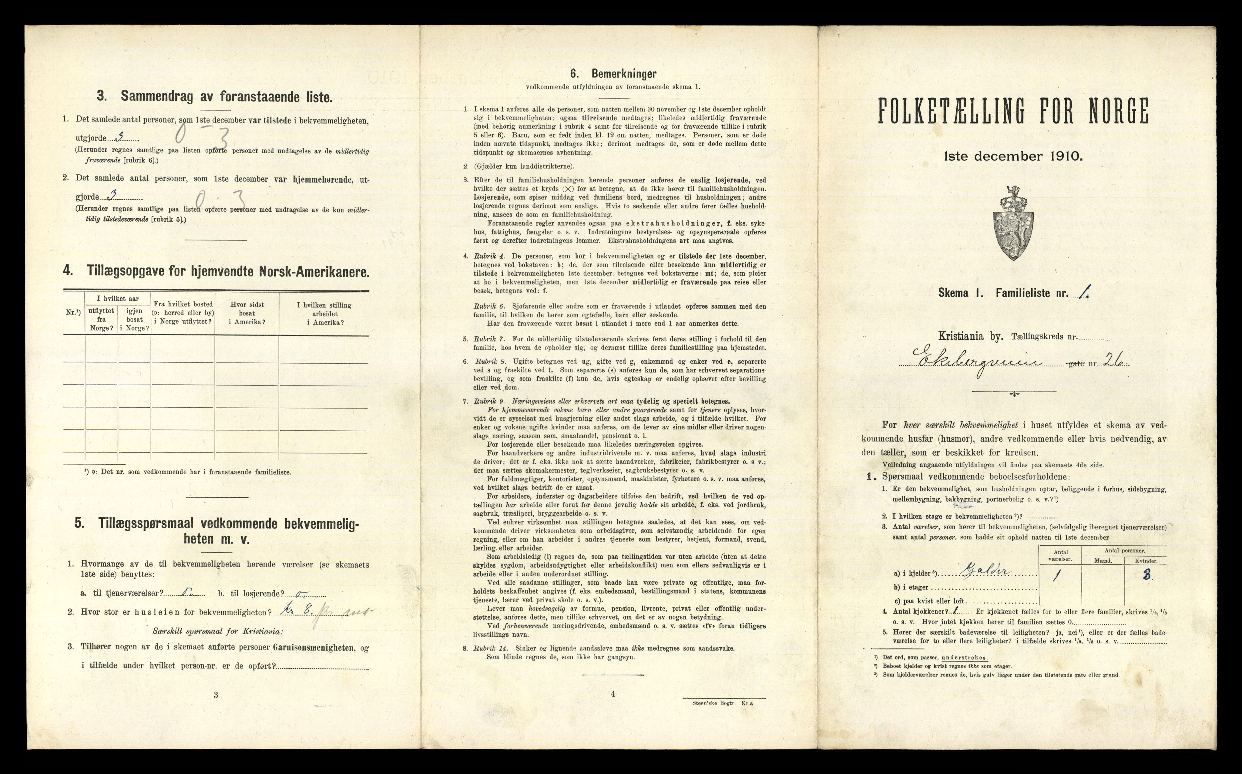 RA, 1910 census for Kristiania, 1910, p. 20197