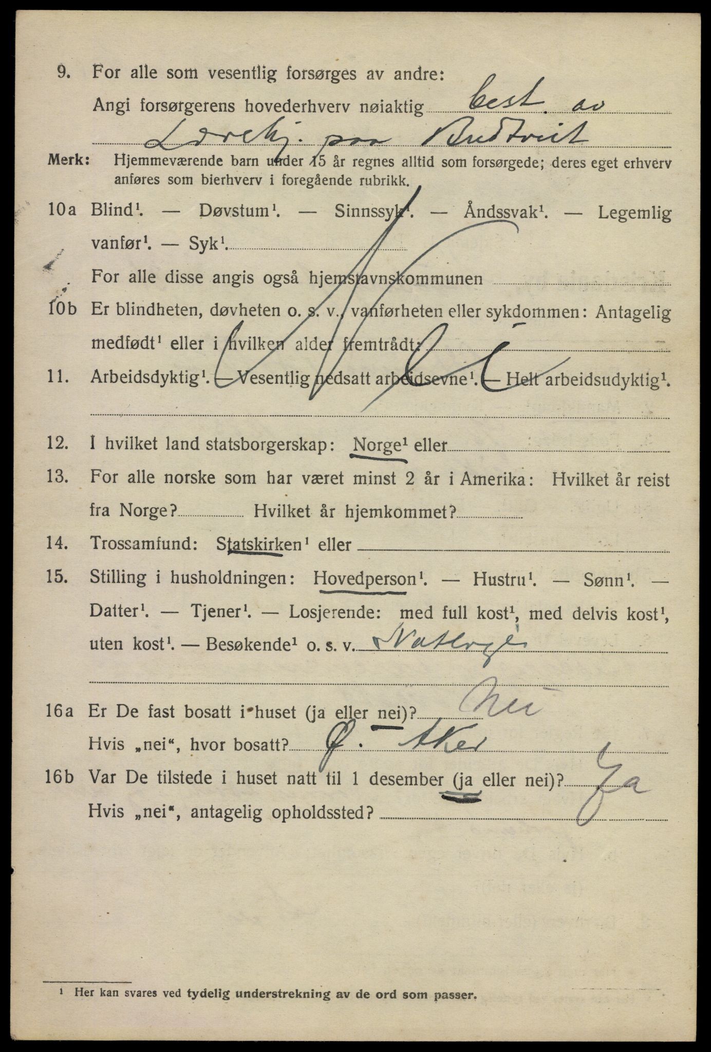 SAO, 1920 census for Kristiania, 1920, p. 413248