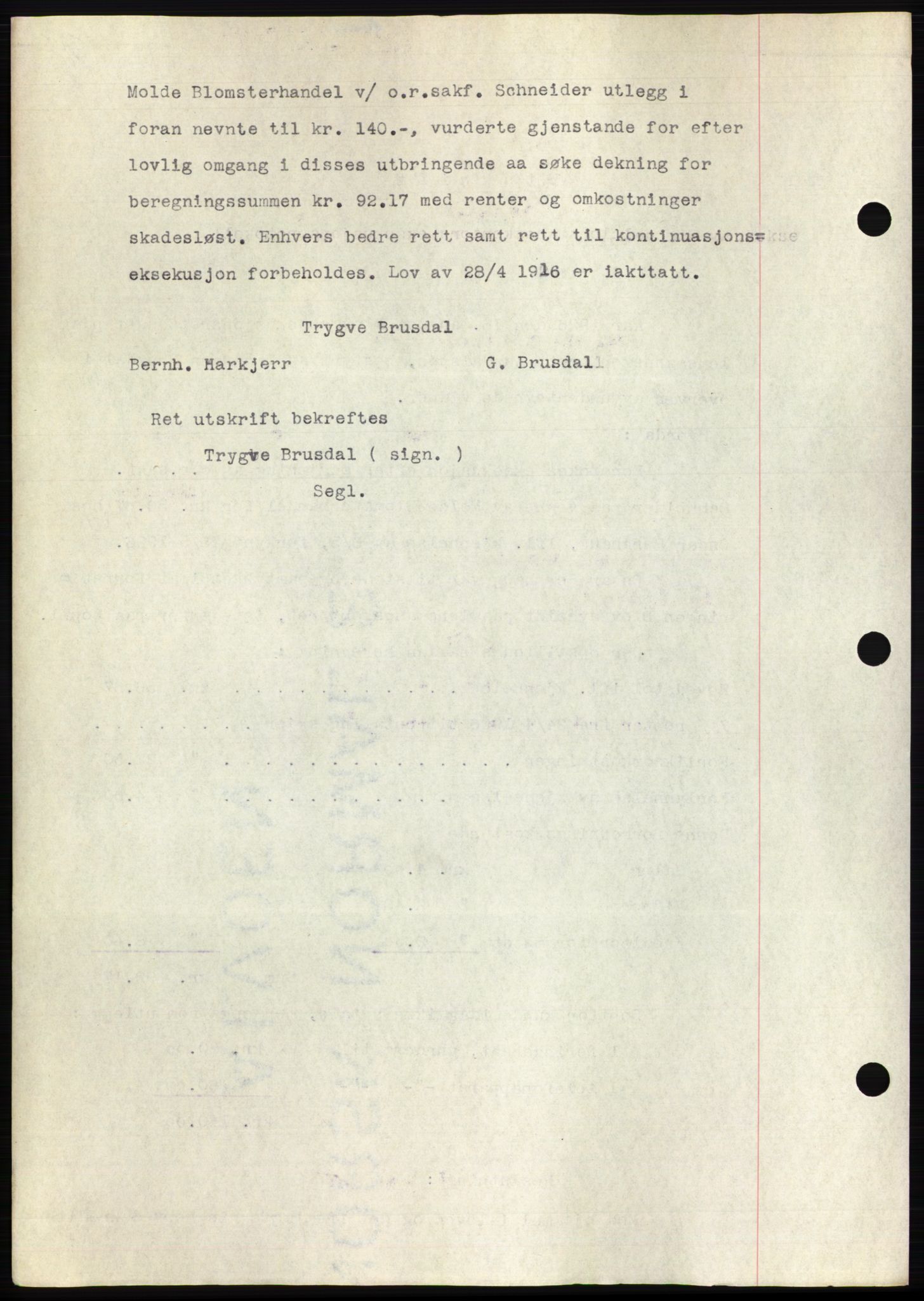 Romsdal sorenskriveri, AV/SAT-A-4149/1/2/2C/L0051: Mortgage book no. 45, 1926-1927, Deed date: 01.09.1926