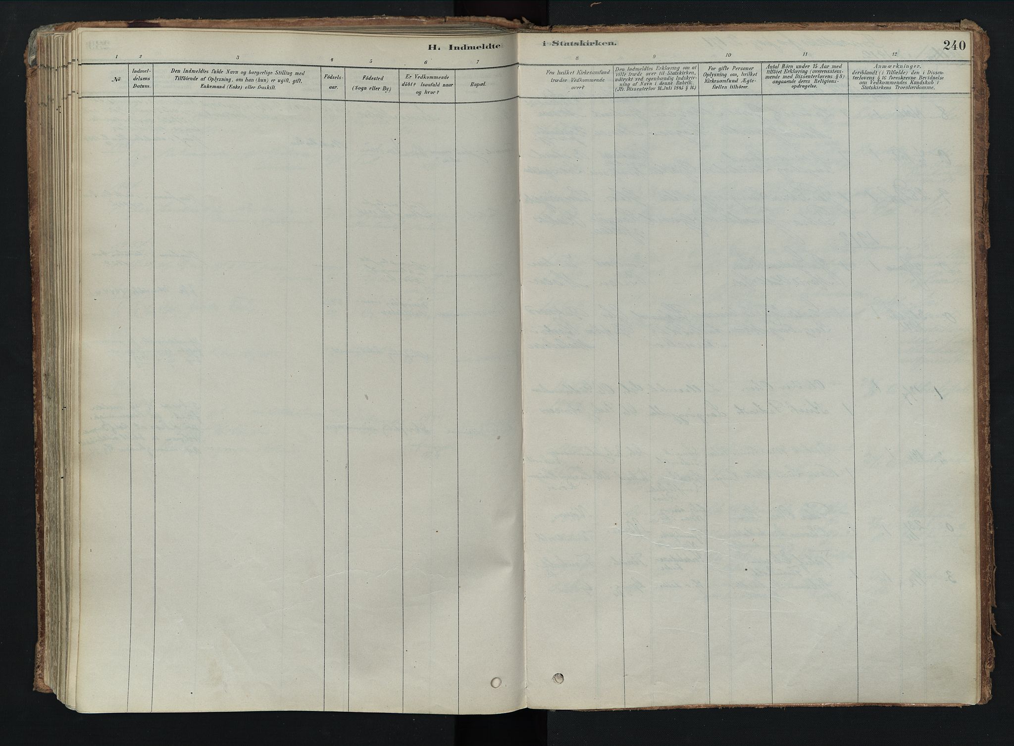 Tolga prestekontor, AV/SAH-PREST-062/K/L0008: Parish register (official) no. 8, 1877-1910, p. 240