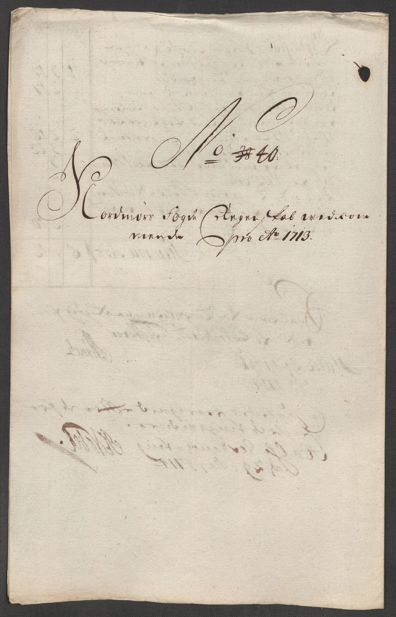 Rentekammeret inntil 1814, Reviderte regnskaper, Fogderegnskap, AV/RA-EA-4092/R56/L3747: Fogderegnskap Nordmøre, 1713, p. 226