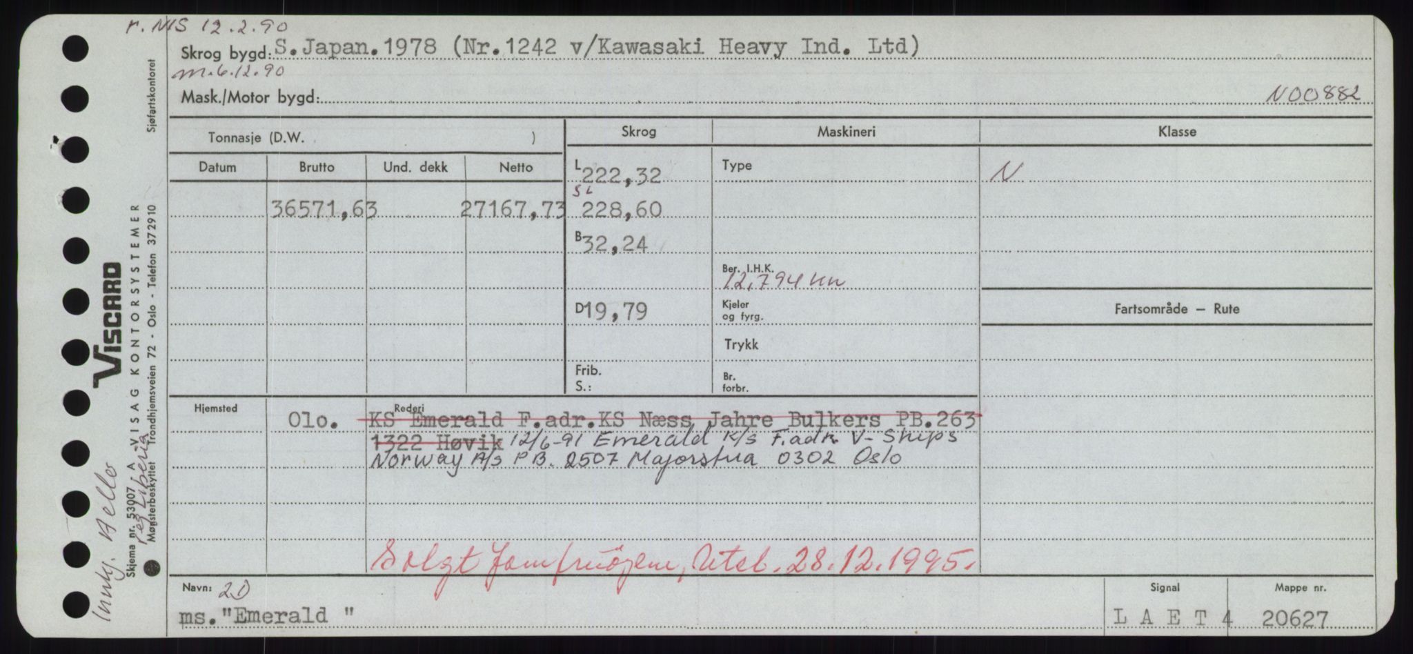 Sjøfartsdirektoratet med forløpere, Skipsmålingen, AV/RA-S-1627/H/Hd/L0009: Fartøy, E, p. 389