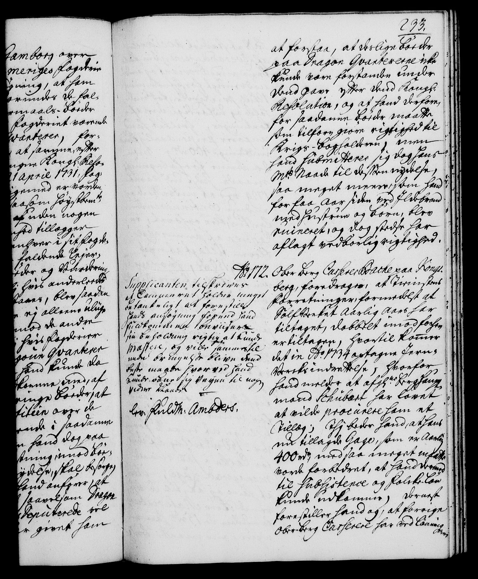 Rentekammeret, Kammerkanselliet, RA/EA-3111/G/Gh/Gha/L0019: Norsk ekstraktmemorialprotokoll (merket RK 53.64), 1736-1737, p. 233