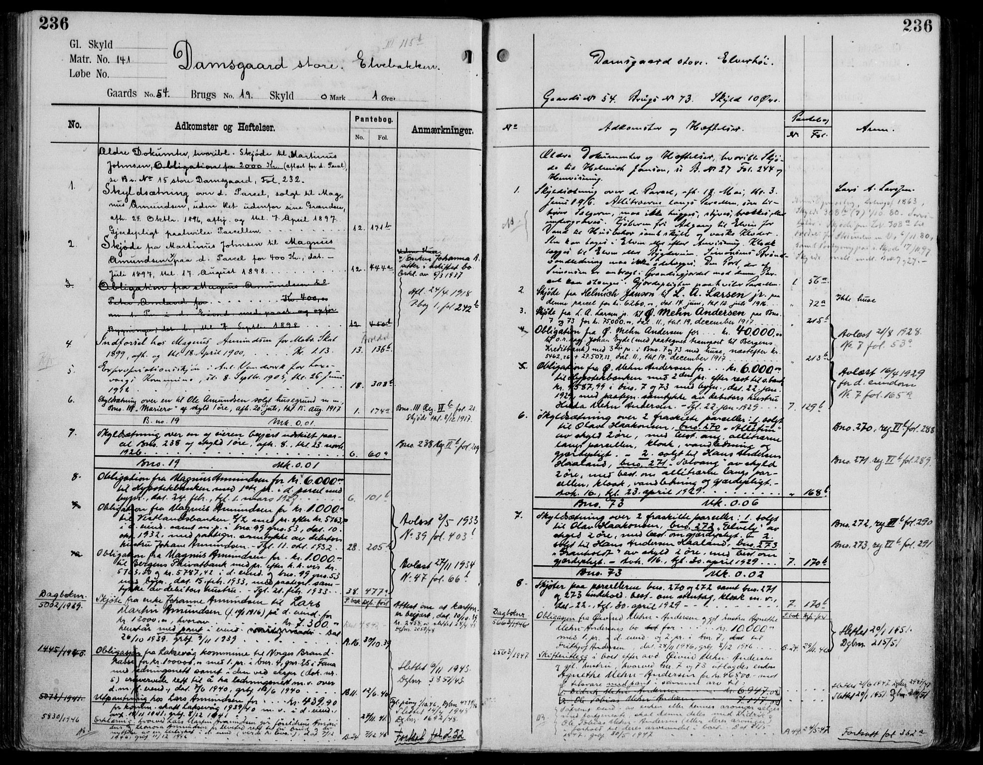 Midhordland sorenskriveri, AV/SAB-A-3001/1/G/Ga/Gab/L0114: Mortgage register no. II.A.b.114, p. 236