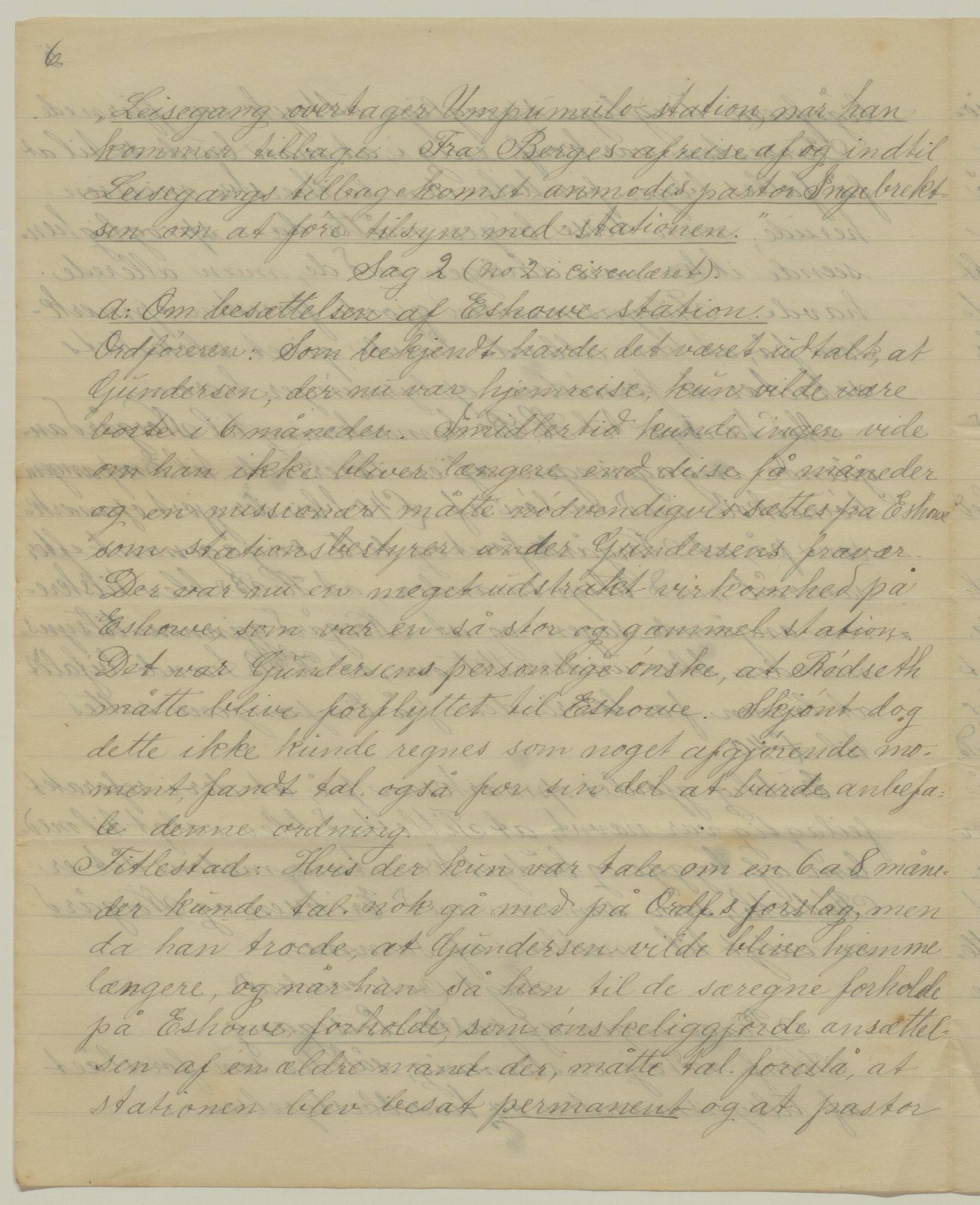 Det Norske Misjonsselskap - hovedadministrasjonen, VID/MA-A-1045/D/Da/Daa/L0042/0007: Konferansereferat og årsberetninger / Konferansereferat fra Sør-Afrika., 1898, p. 6