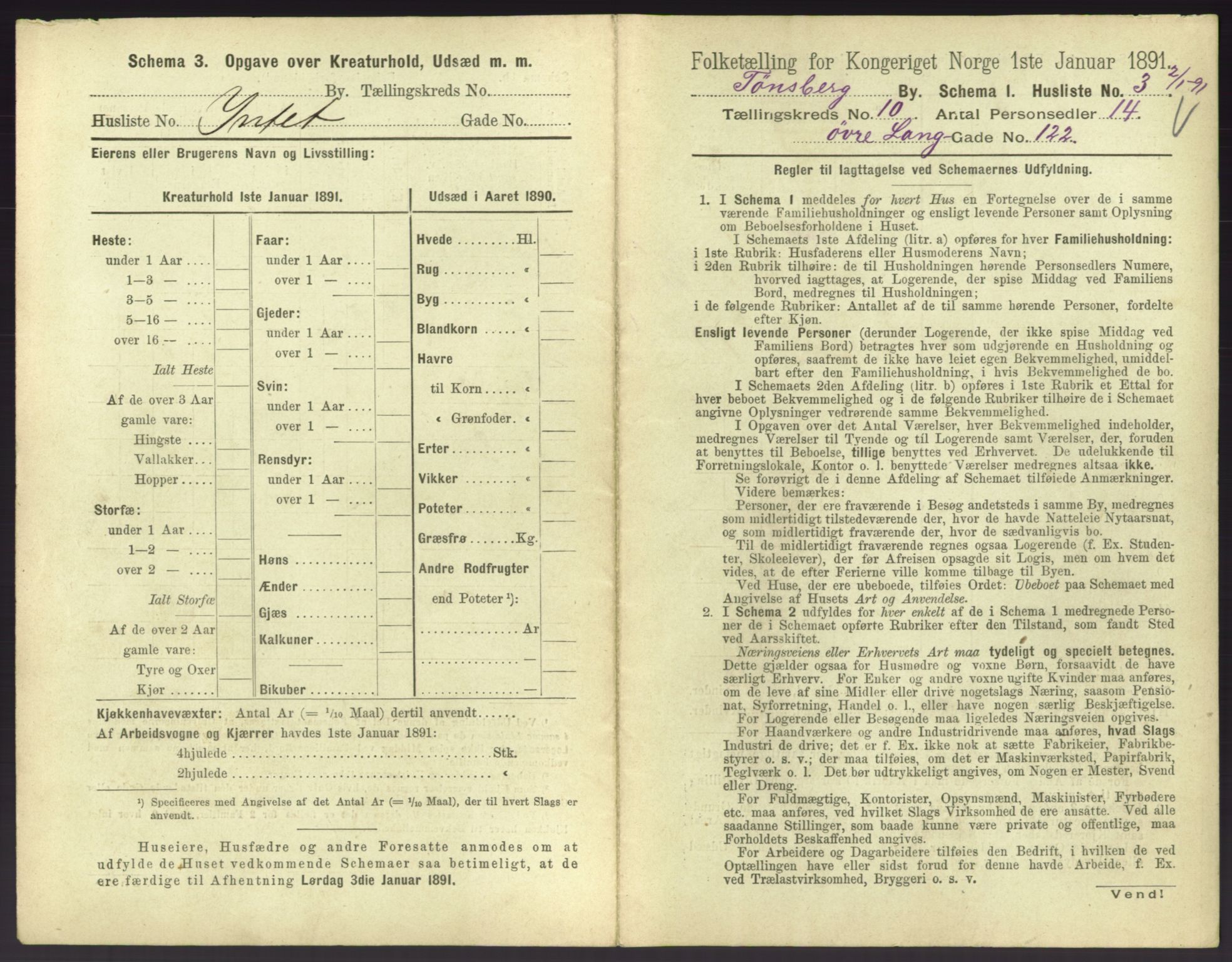 RA, 1891 census for 0705 Tønsberg, 1891, p. 402