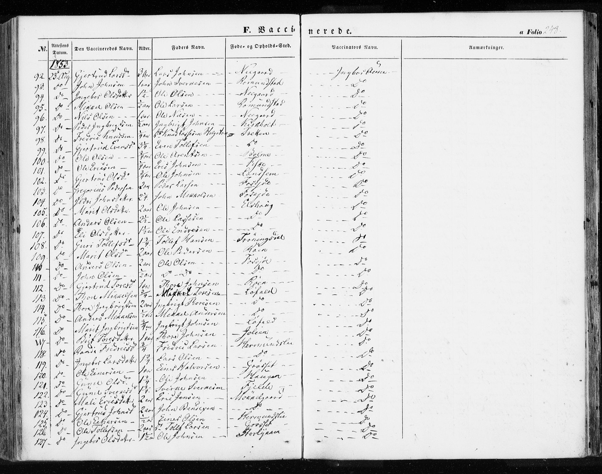 Ministerialprotokoller, klokkerbøker og fødselsregistre - Møre og Romsdal, AV/SAT-A-1454/595/L1044: Parish register (official) no. 595A06, 1852-1863, p. 248