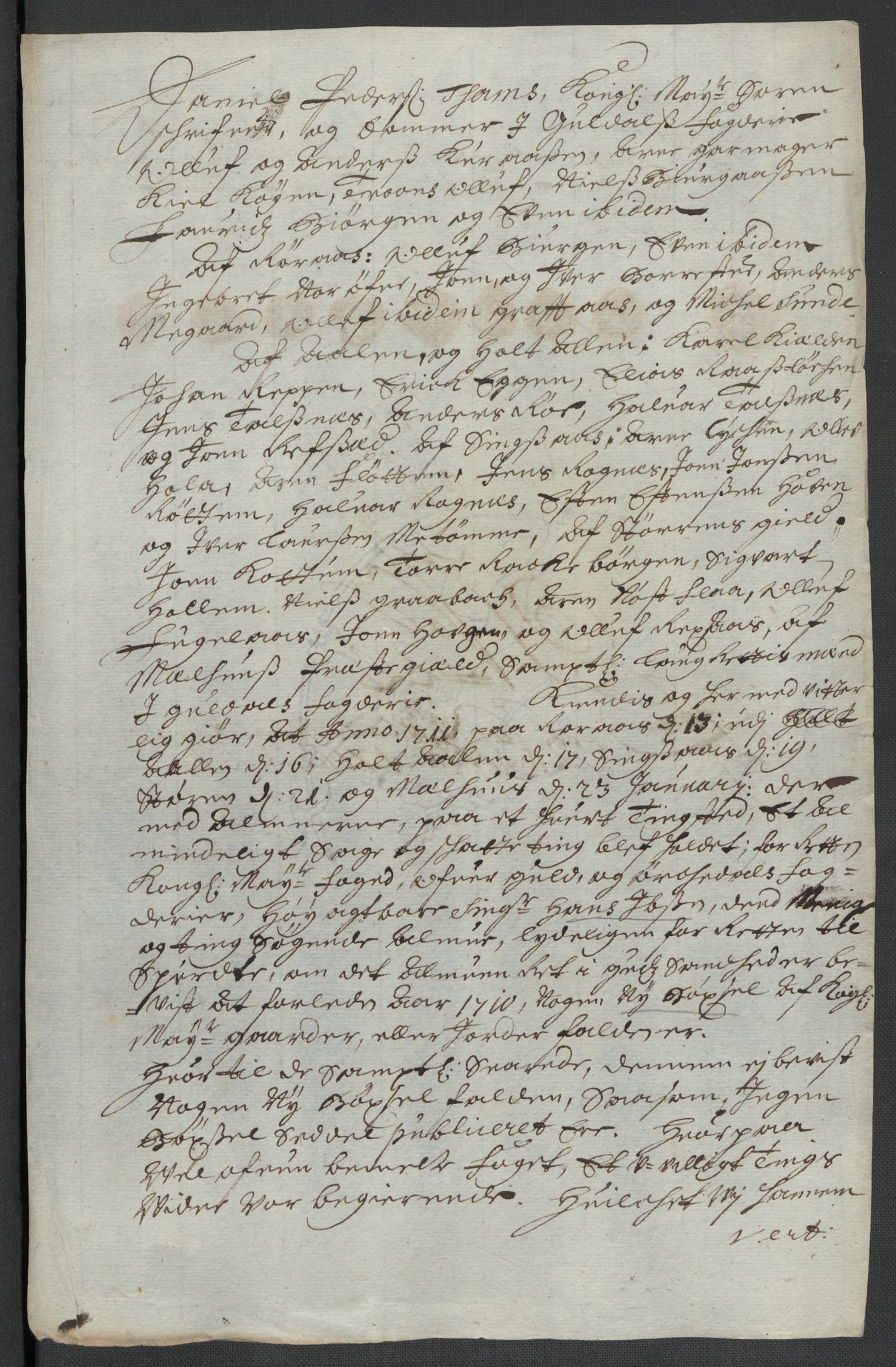 Rentekammeret inntil 1814, Reviderte regnskaper, Fogderegnskap, RA/EA-4092/R60/L3960: Fogderegnskap Orkdal og Gauldal, 1710, p. 300