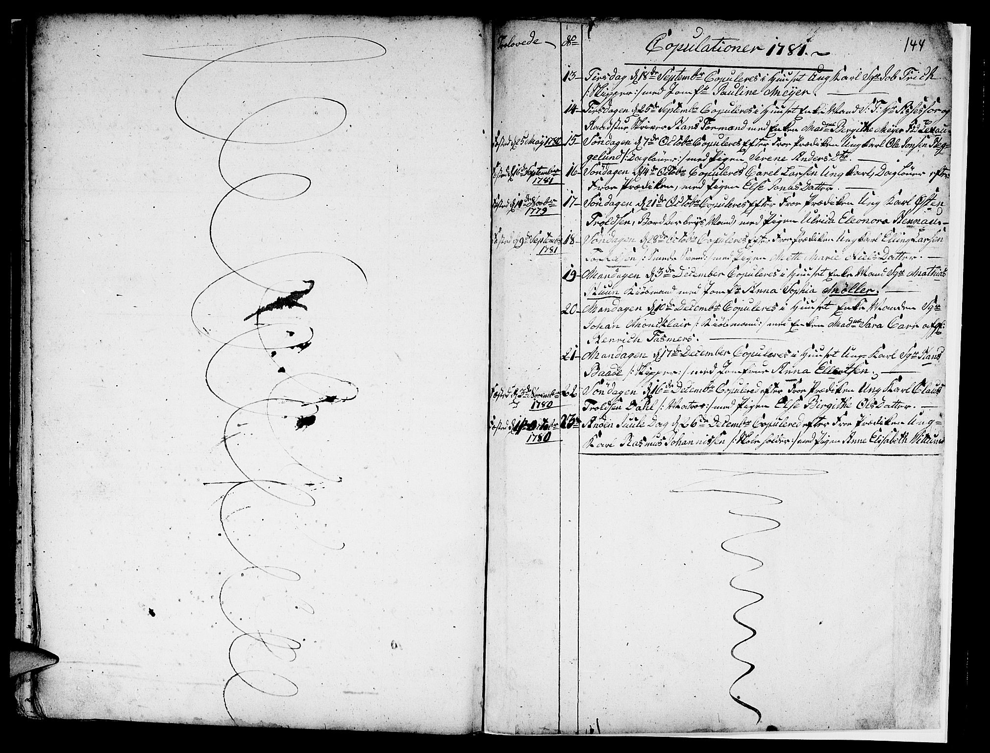 Nykirken Sokneprestembete, AV/SAB-A-77101/H/Haa/L0007: Parish register (official) no. A 7, 1719-1781, p. 144