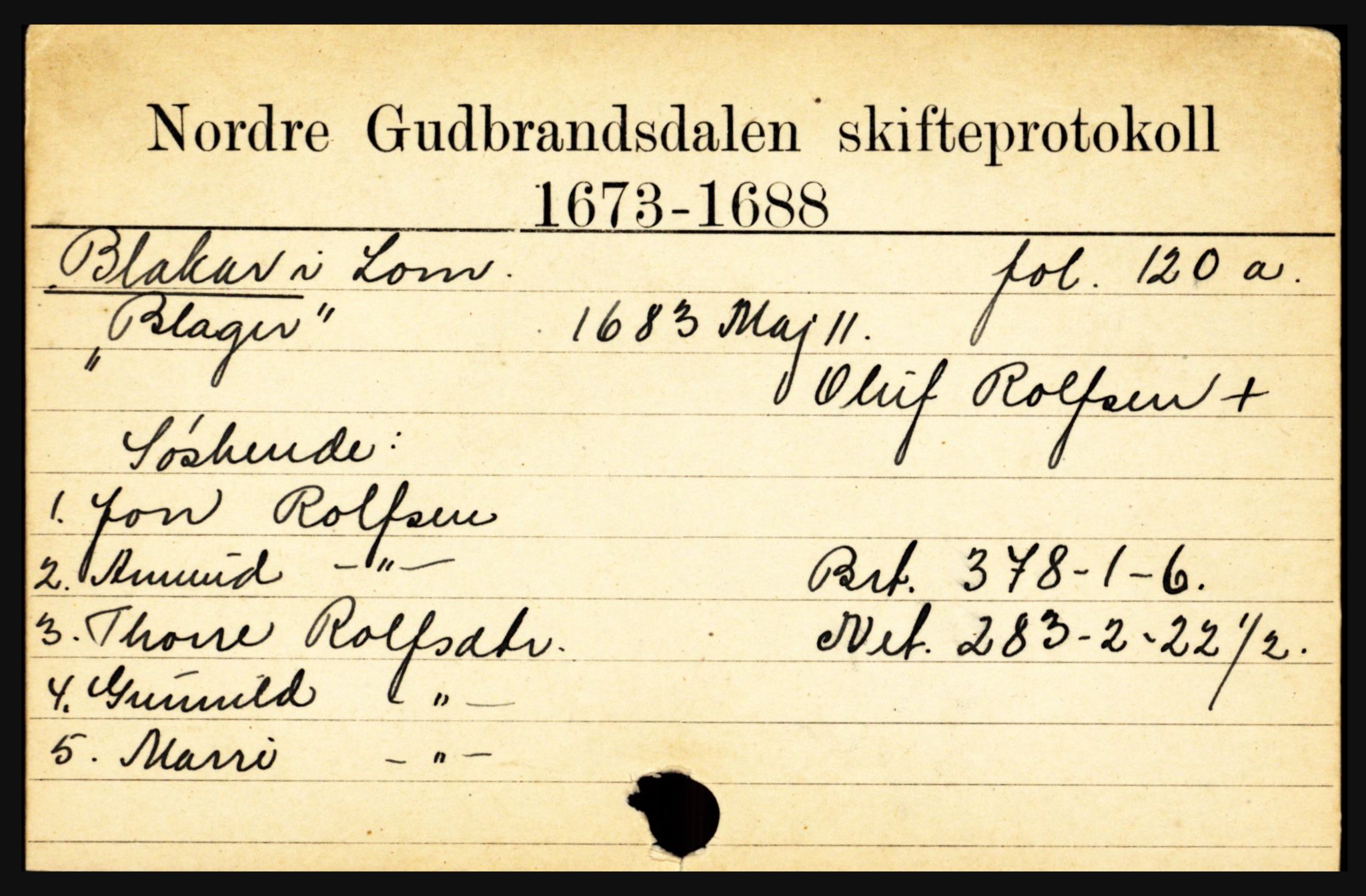 Nord-Gudbrandsdal tingrett, SAH/TING-002/J, 1658-1900, p. 967