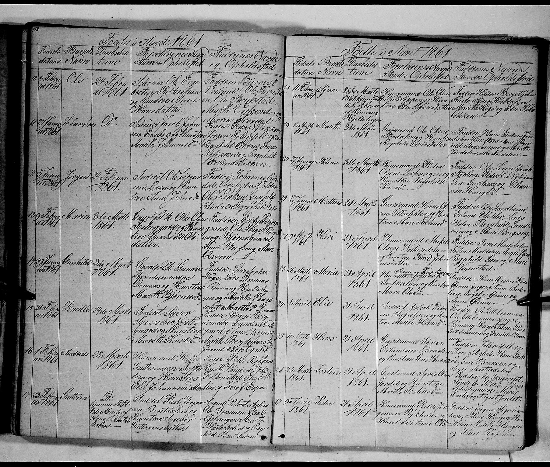 Lesja prestekontor, AV/SAH-PREST-068/H/Ha/Hab/L0003: Parish register (copy) no. 3, 1842-1862, p. 178-179