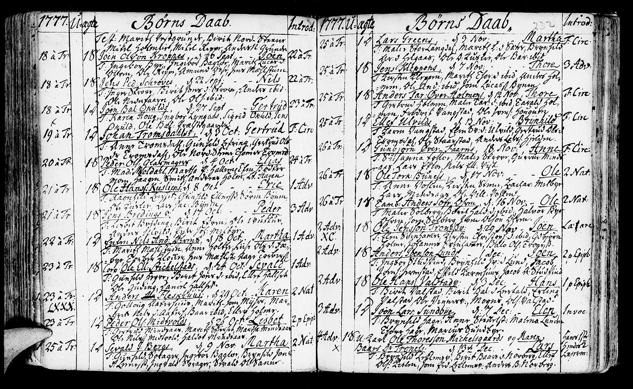 Ministerialprotokoller, klokkerbøker og fødselsregistre - Nord-Trøndelag, SAT/A-1458/723/L0231: Parish register (official) no. 723A02, 1748-1780, p. 232