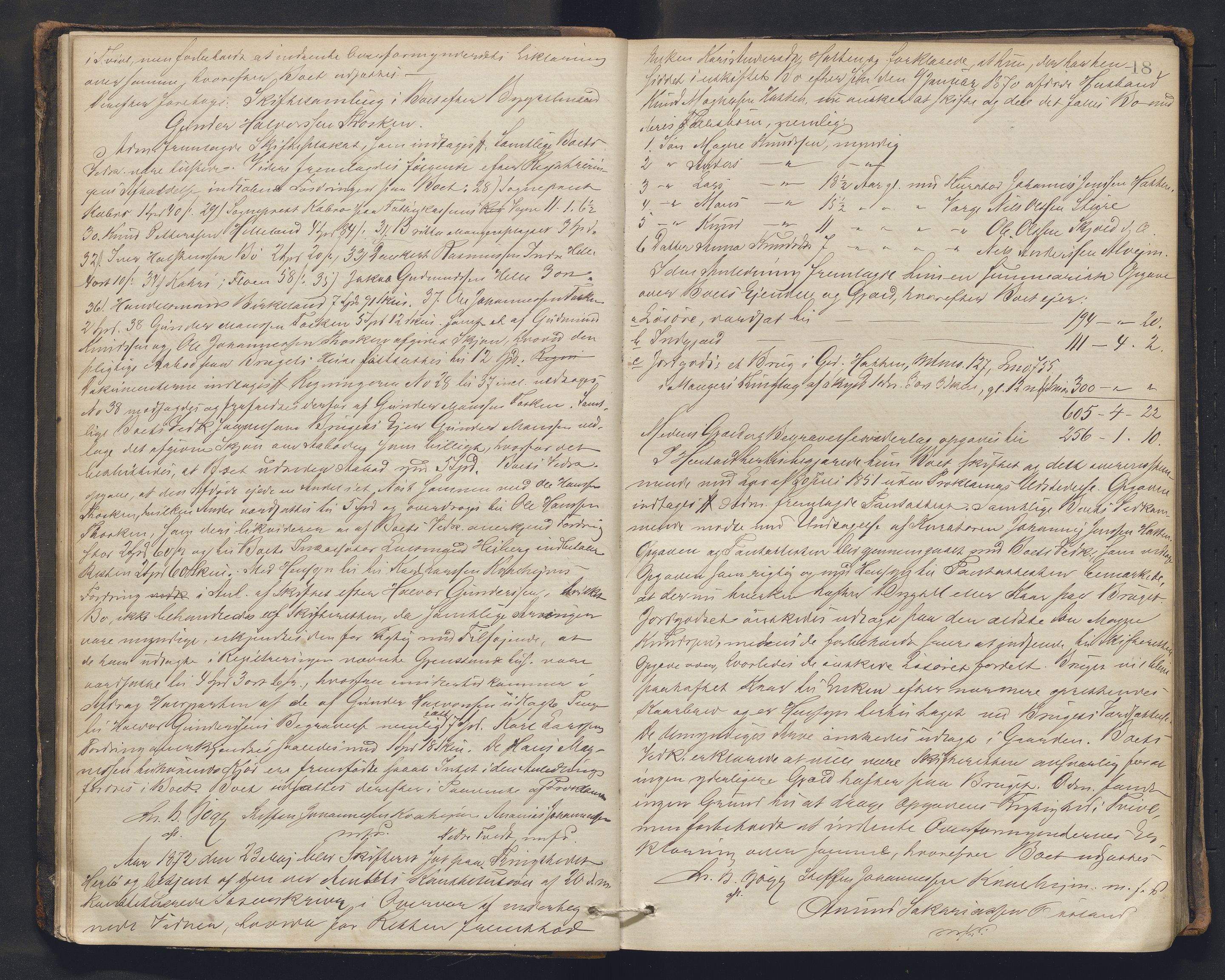 Nordhordland sorenskrivar, AV/SAB-A-2901/1/H/Hc/L0002: Skifteforhandlingsprotokollar, 1871-1878, p. 18