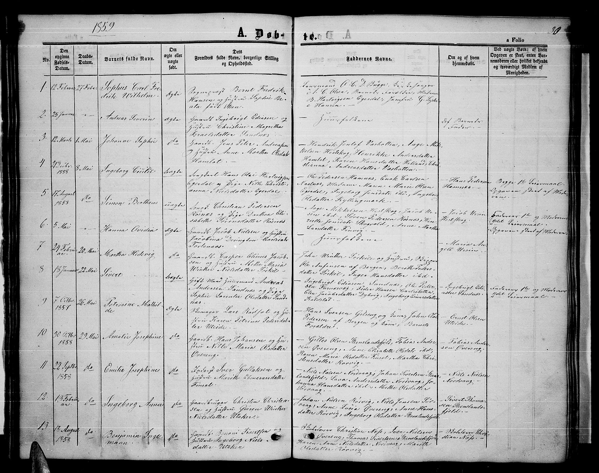 Ministerialprotokoller, klokkerbøker og fødselsregistre - Nordland, AV/SAT-A-1459/859/L0857: Parish register (copy) no. 859C03, 1854-1873, p. 31