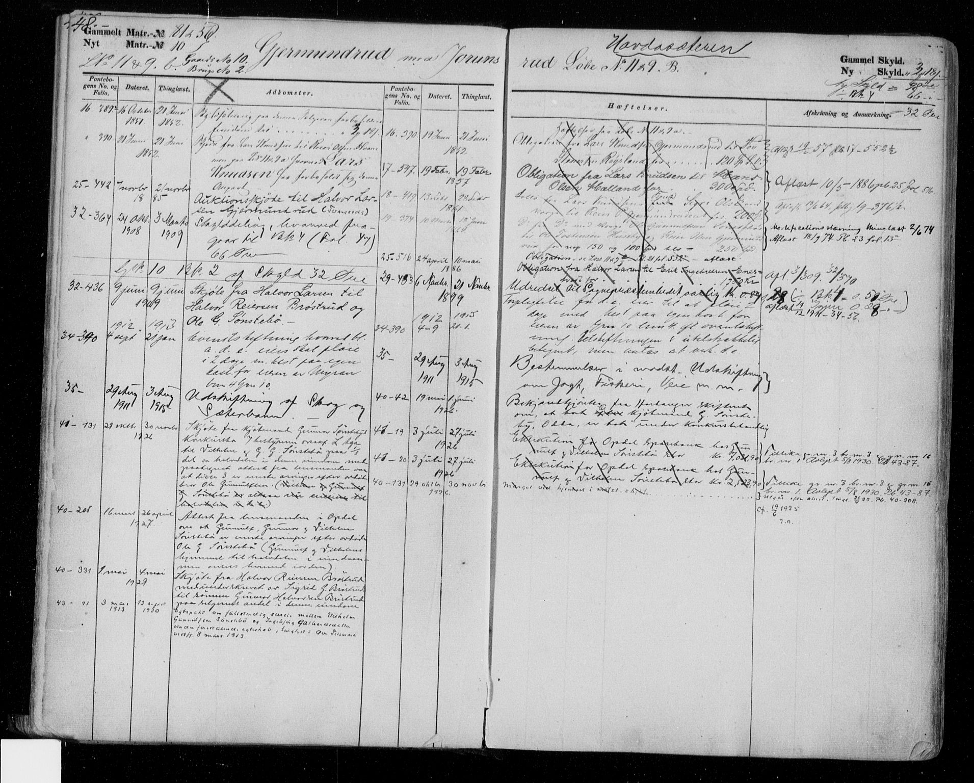 Numedal og Sandsvær sorenskriveri, AV/SAKO-A-128/G/Gb/Gbc/L0001: Mortgage register no. III 1, p. 48