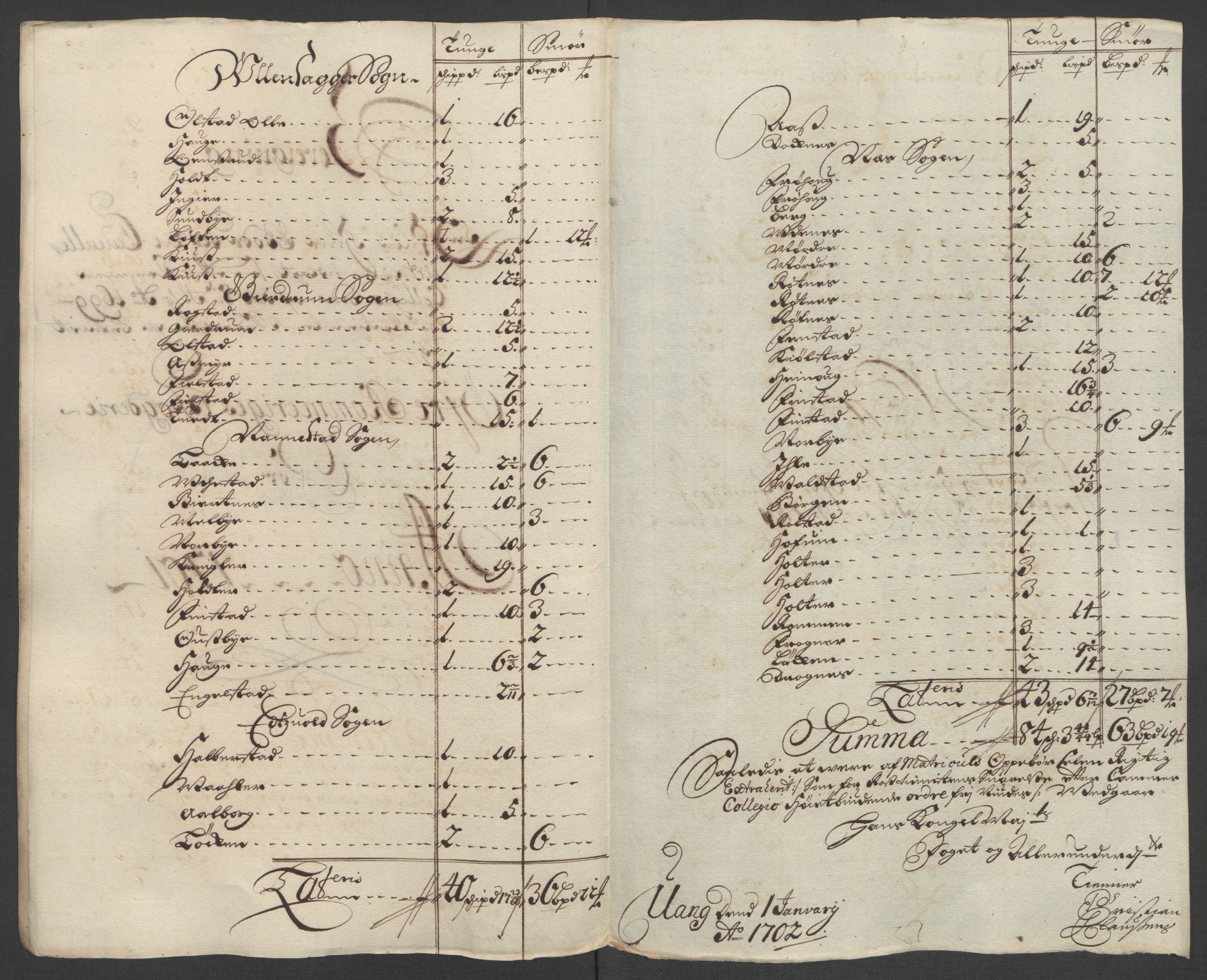 Rentekammeret inntil 1814, Reviderte regnskaper, Fogderegnskap, RA/EA-4092/R12/L0713: Fogderegnskap Øvre Romerike, 1701, p. 246