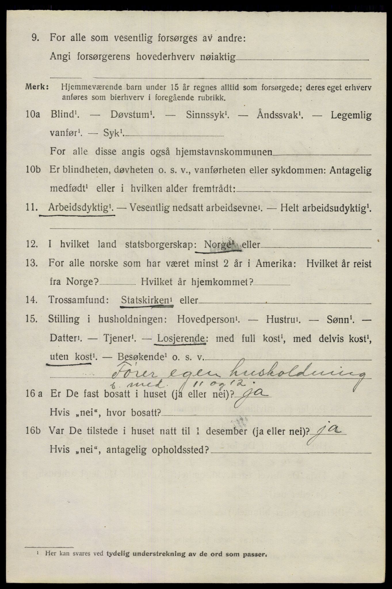 SAO, 1920 census for Nittedal, 1920, p. 7257