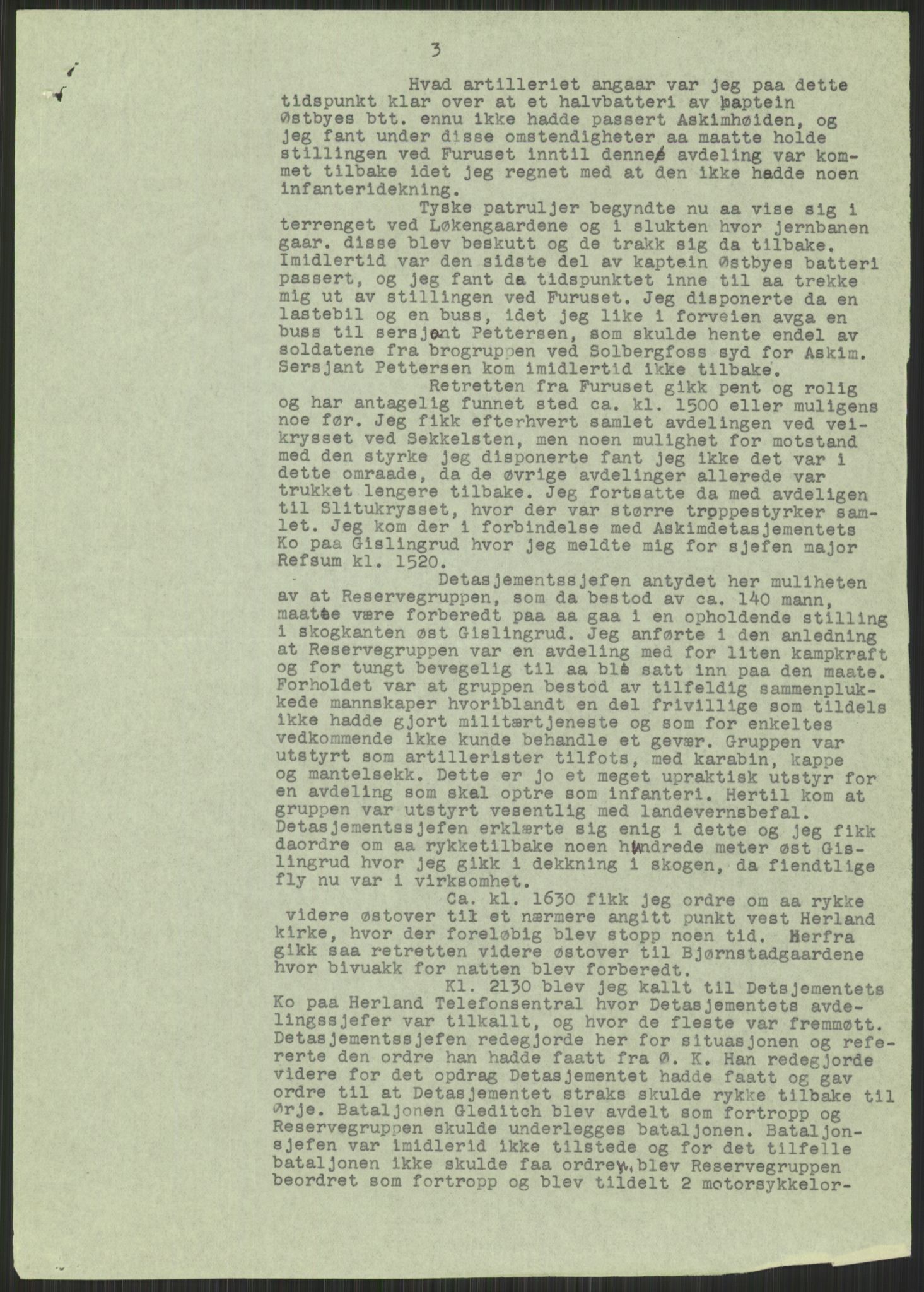 Forsvaret, Forsvarets krigshistoriske avdeling, AV/RA-RAFA-2017/Y/Yb/L0057: II-C-11-150-161  -  1. Divisjon, 1940-1955, p. 1018