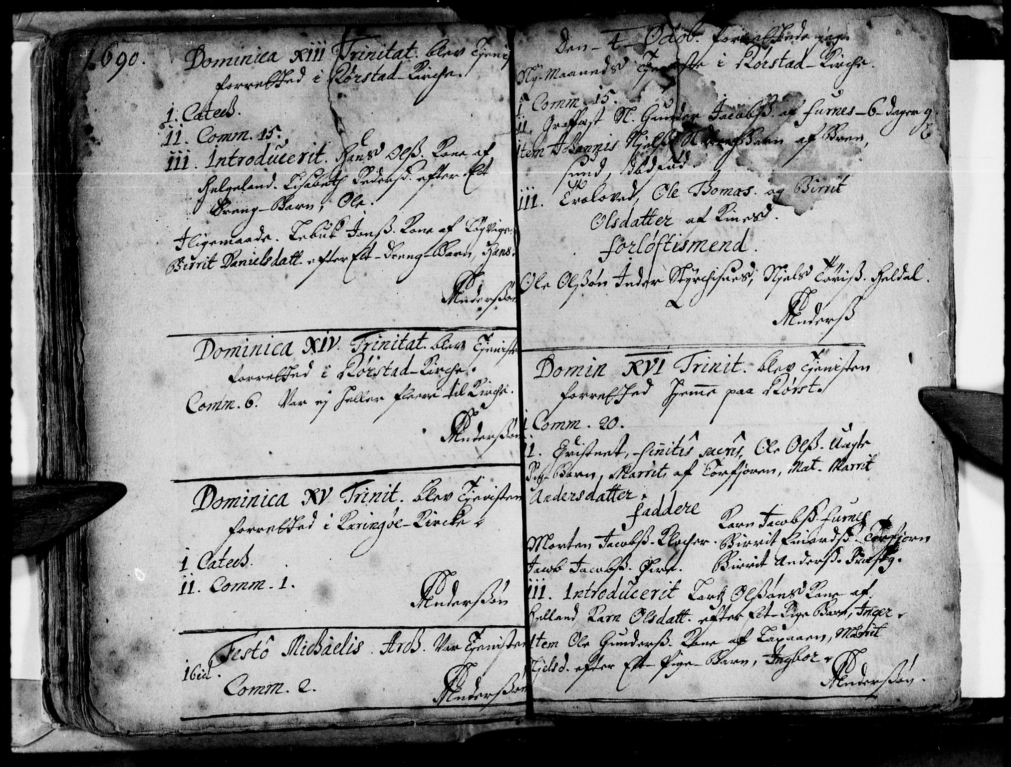 Ministerialprotokoller, klokkerbøker og fødselsregistre - Nordland, AV/SAT-A-1459/853/L0763: Parish register (official) no. 853A02, 1688-1697