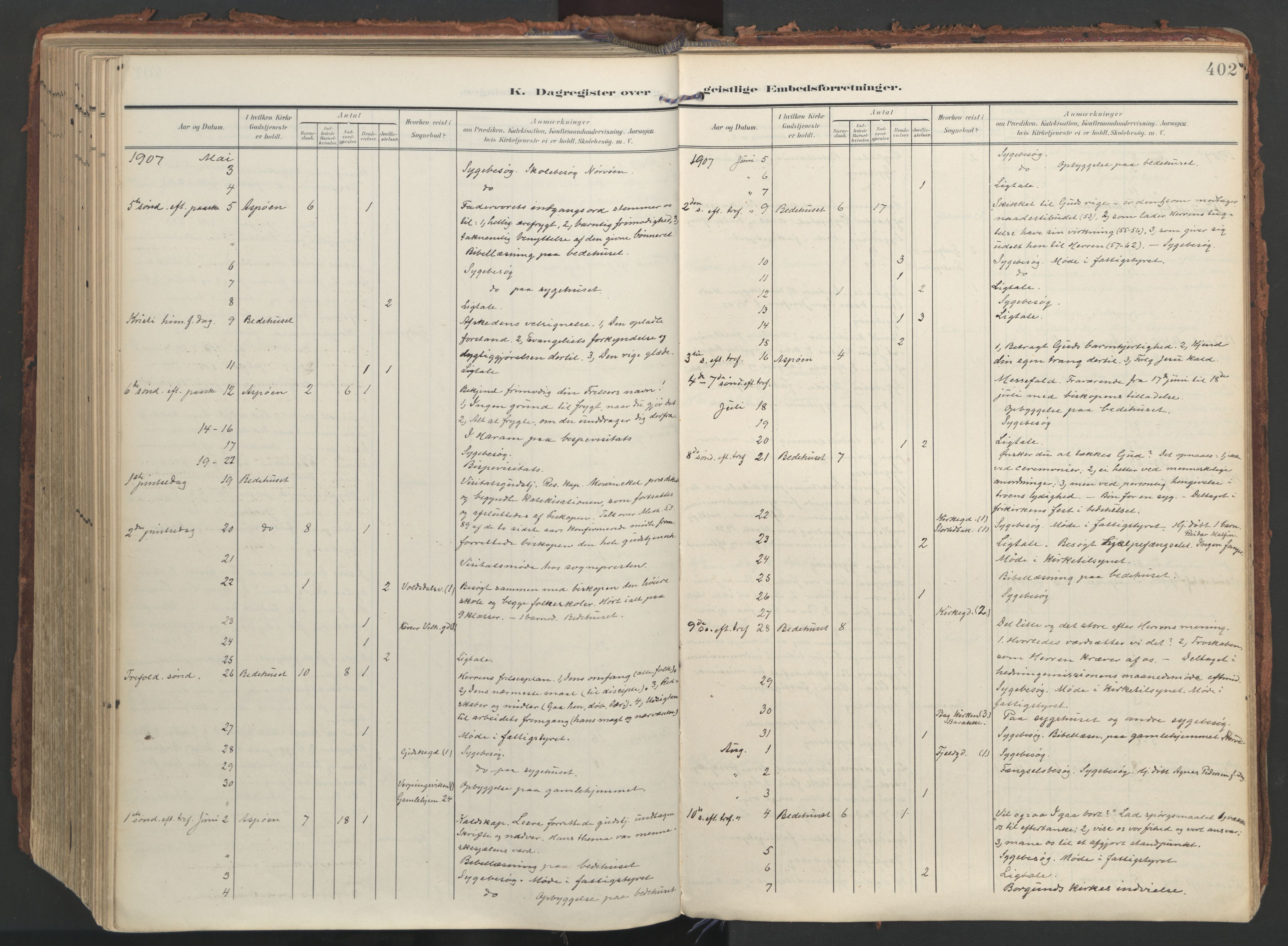 Ministerialprotokoller, klokkerbøker og fødselsregistre - Møre og Romsdal, AV/SAT-A-1454/529/L0459: Parish register (official) no. 529A09, 1904-1917, p. 402