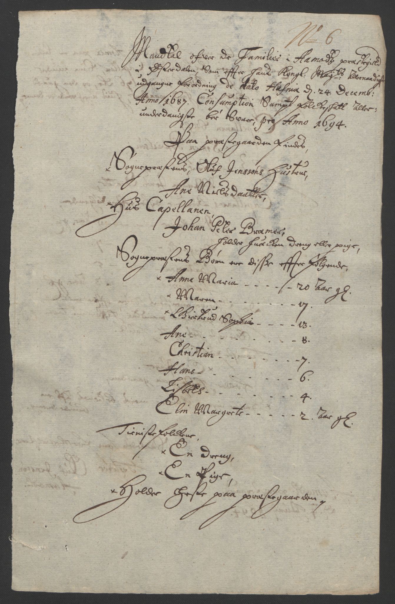 Rentekammeret inntil 1814, Reviderte regnskaper, Fogderegnskap, AV/RA-EA-4092/R13/L0832: Fogderegnskap Solør, Odal og Østerdal, 1694, p. 303