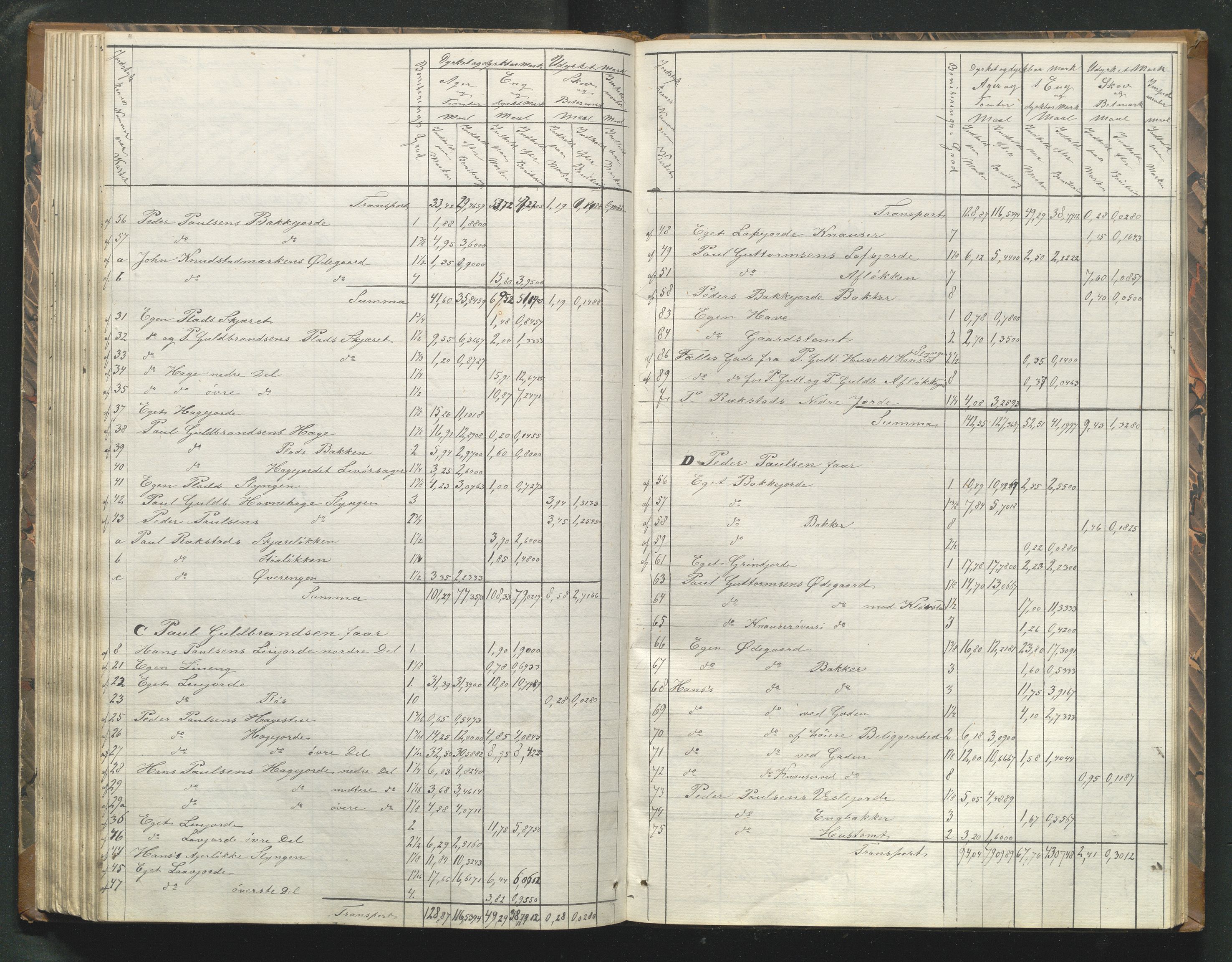 Utskiftningsformannen i Oppland fylke, AV/SAH-JORDSKIFTEO-001/H/Hh/Hhg/L0001: Forhandlingsprotokoll - Hadeland og Gudbrandsdalen, 1865-1867