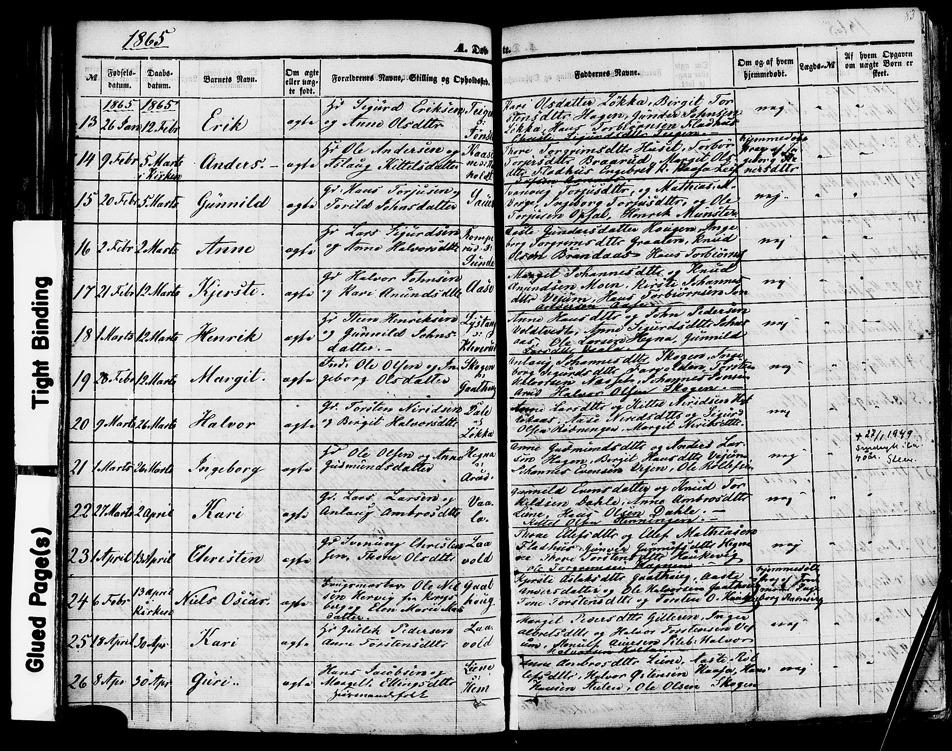 Sauherad kirkebøker, AV/SAKO-A-298/F/Fa/L0007: Parish register (official) no. I 7, 1851-1873, p. 83