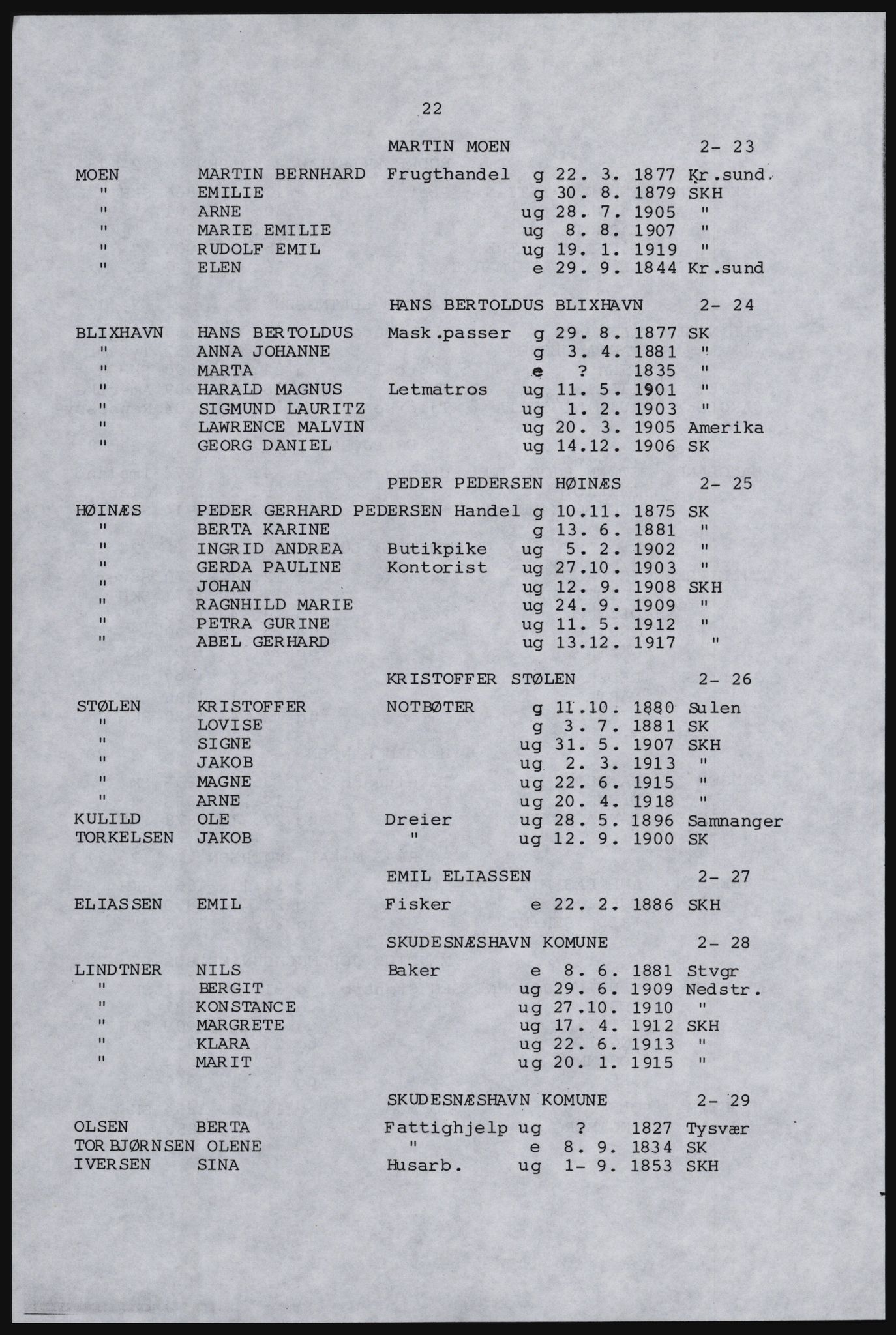 SAST, Copy of 1920 census for Karmøy, 1920, p. 34