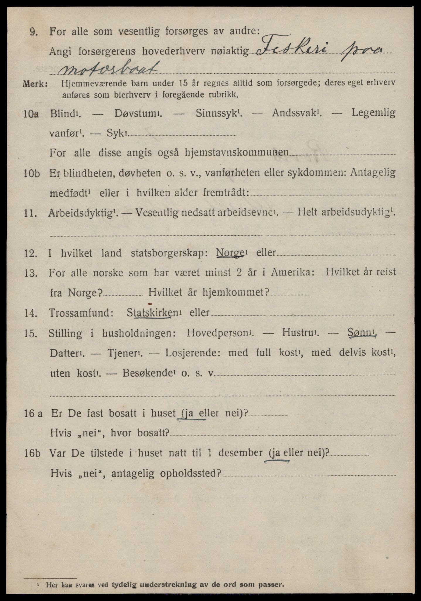 SAT, 1920 census for Rovde, 1920, p. 1276