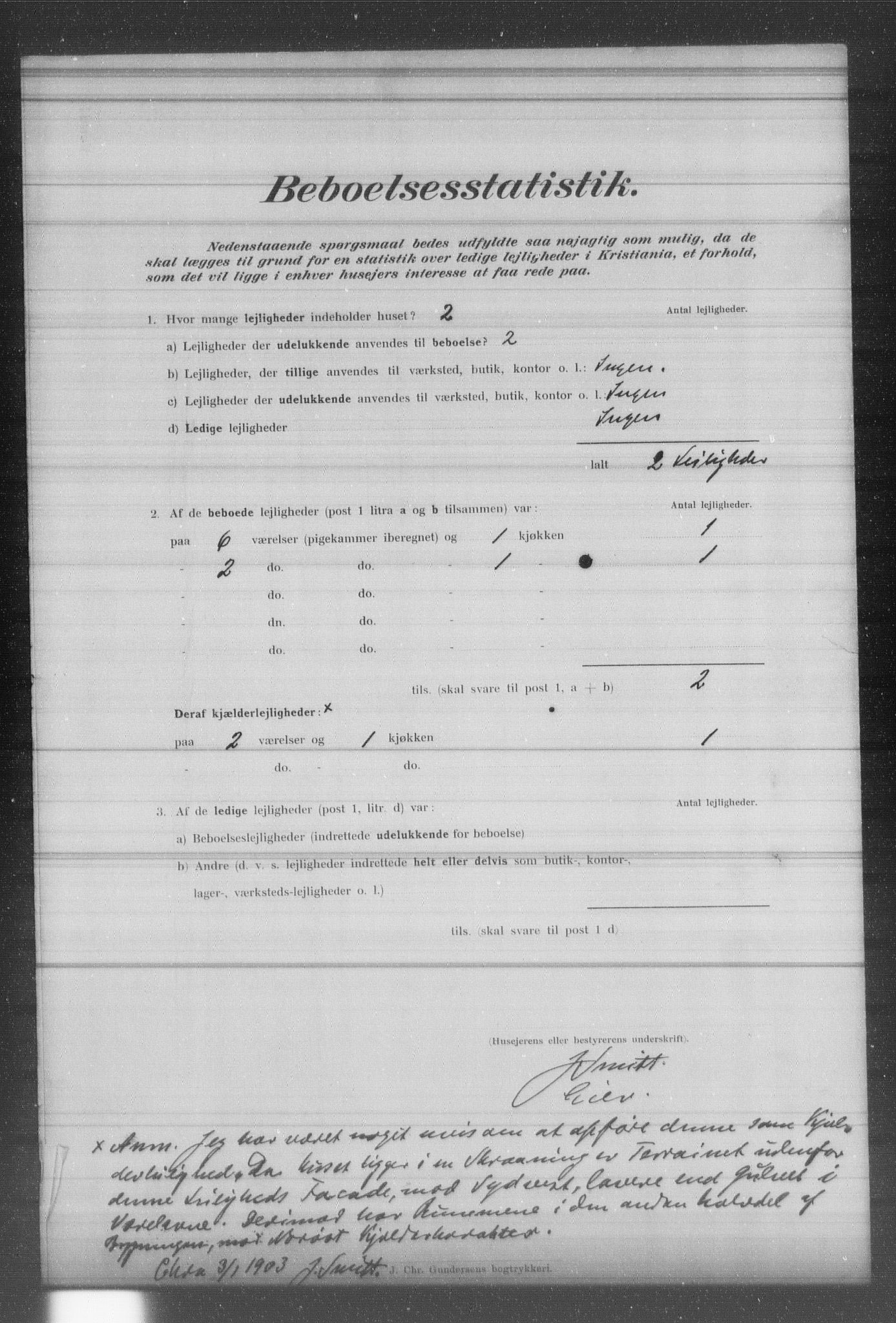 OBA, Municipal Census 1902 for Kristiania, 1902, p. 1938