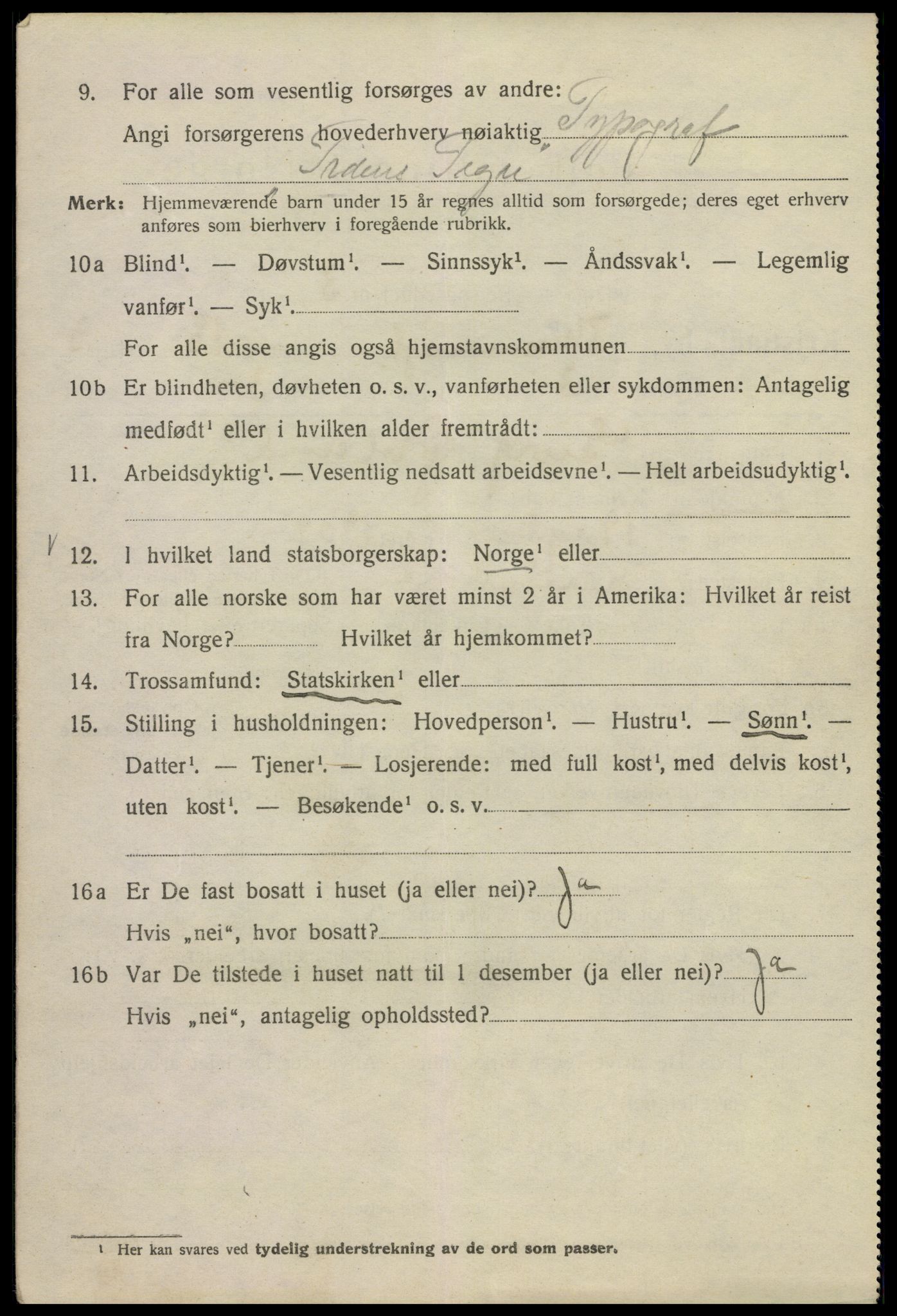 SAO, 1920 census for Kristiania, 1920, p. 581578