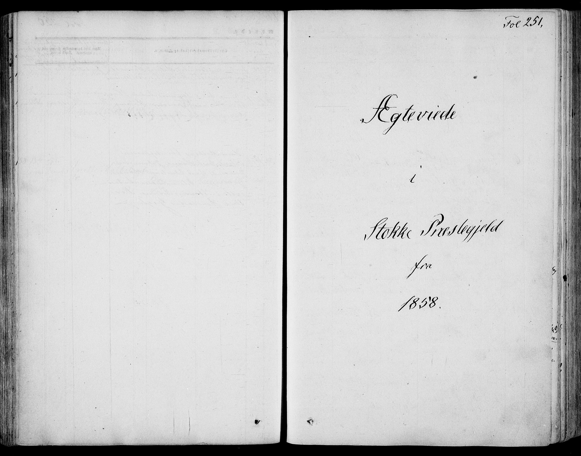 Stokke kirkebøker, AV/SAKO-A-320/F/Fa/L0008: Parish register (official) no. I 8, 1858-1871, p. 251