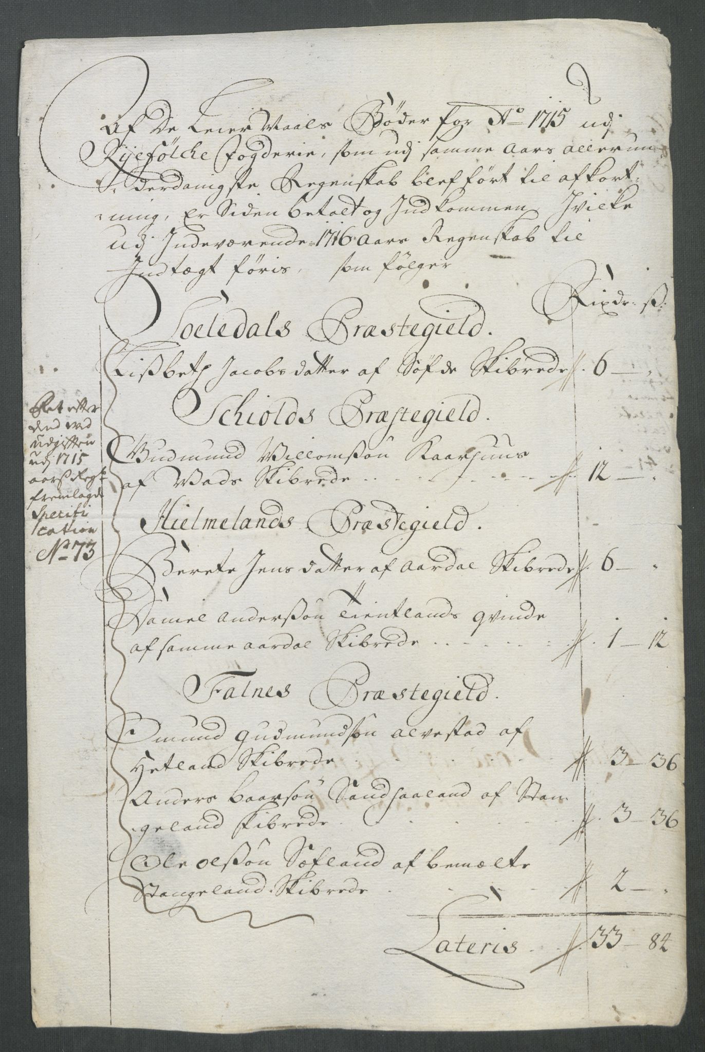 Rentekammeret inntil 1814, Reviderte regnskaper, Fogderegnskap, AV/RA-EA-4092/R47/L2869: Fogderegnskap Ryfylke, 1716, p. 282