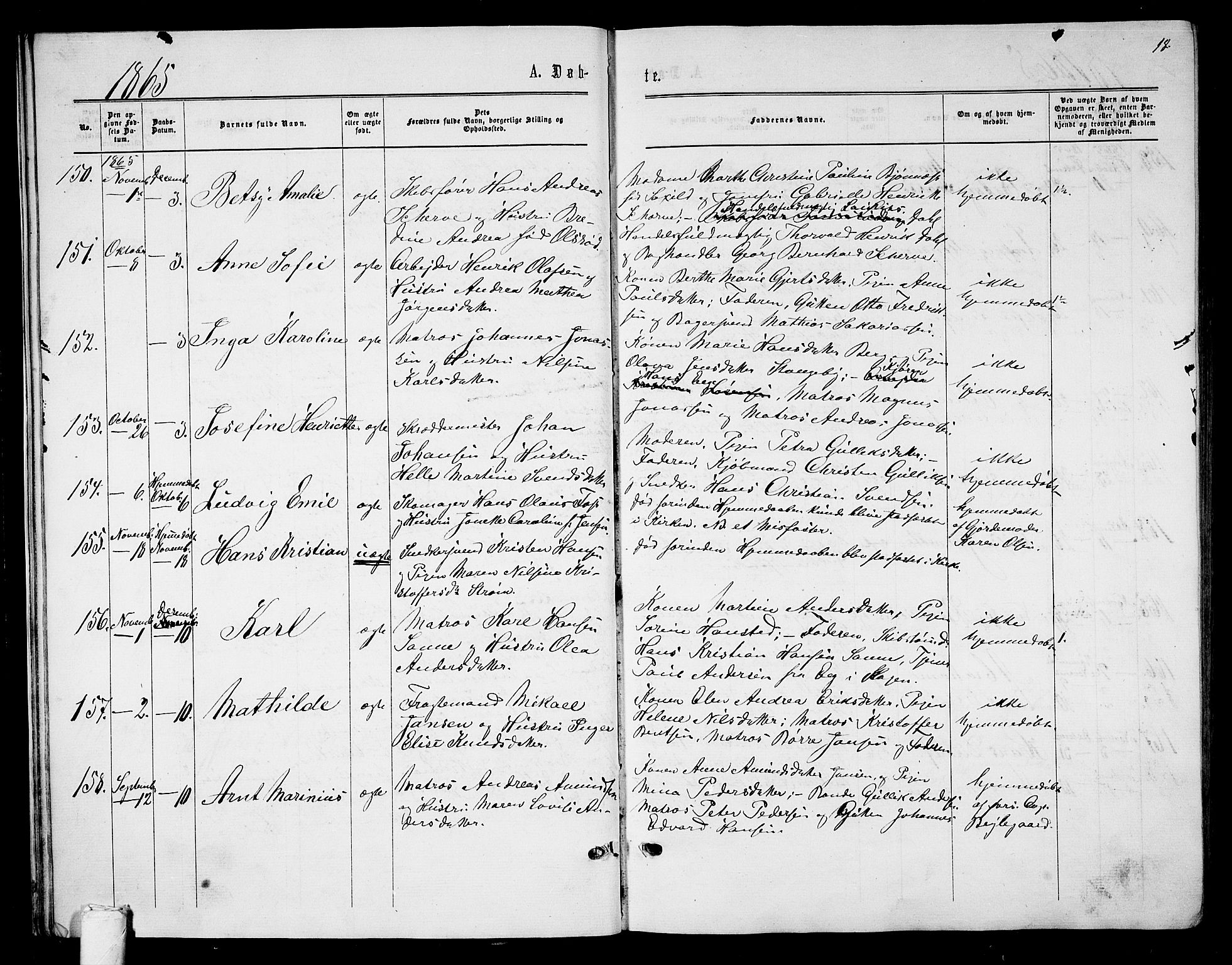Tønsberg kirkebøker, SAKO/A-330/G/Ga/L0004: Parish register (copy) no. 4, 1865-1874, p. 18