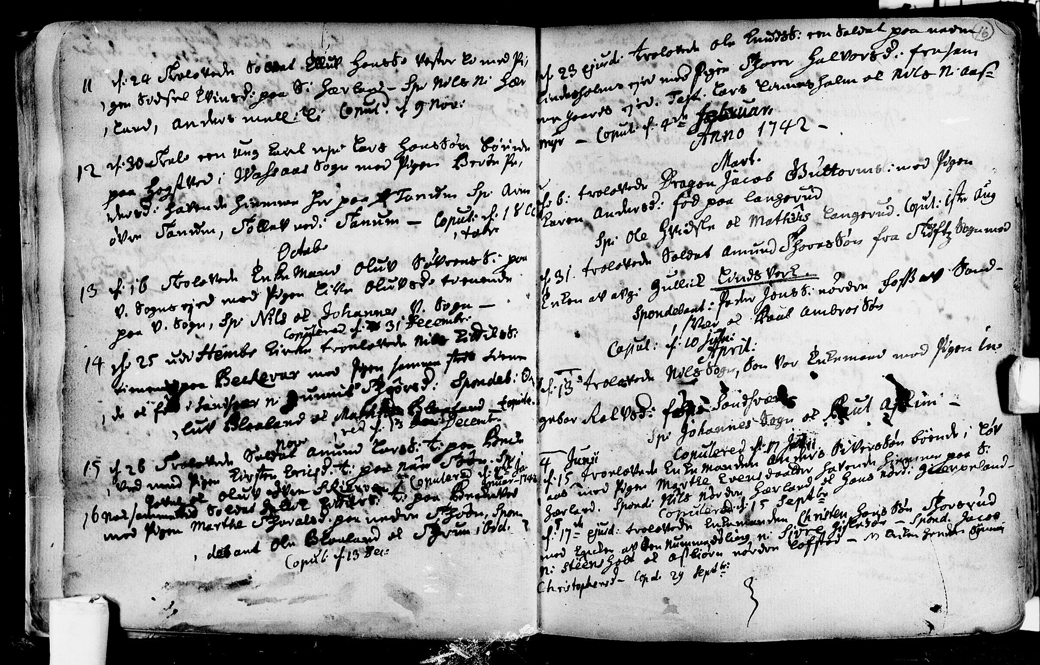 Lardal kirkebøker, SAKO/A-350/F/Fa/L0004: Parish register (official) no. i 4, 1733-1815, p. 16